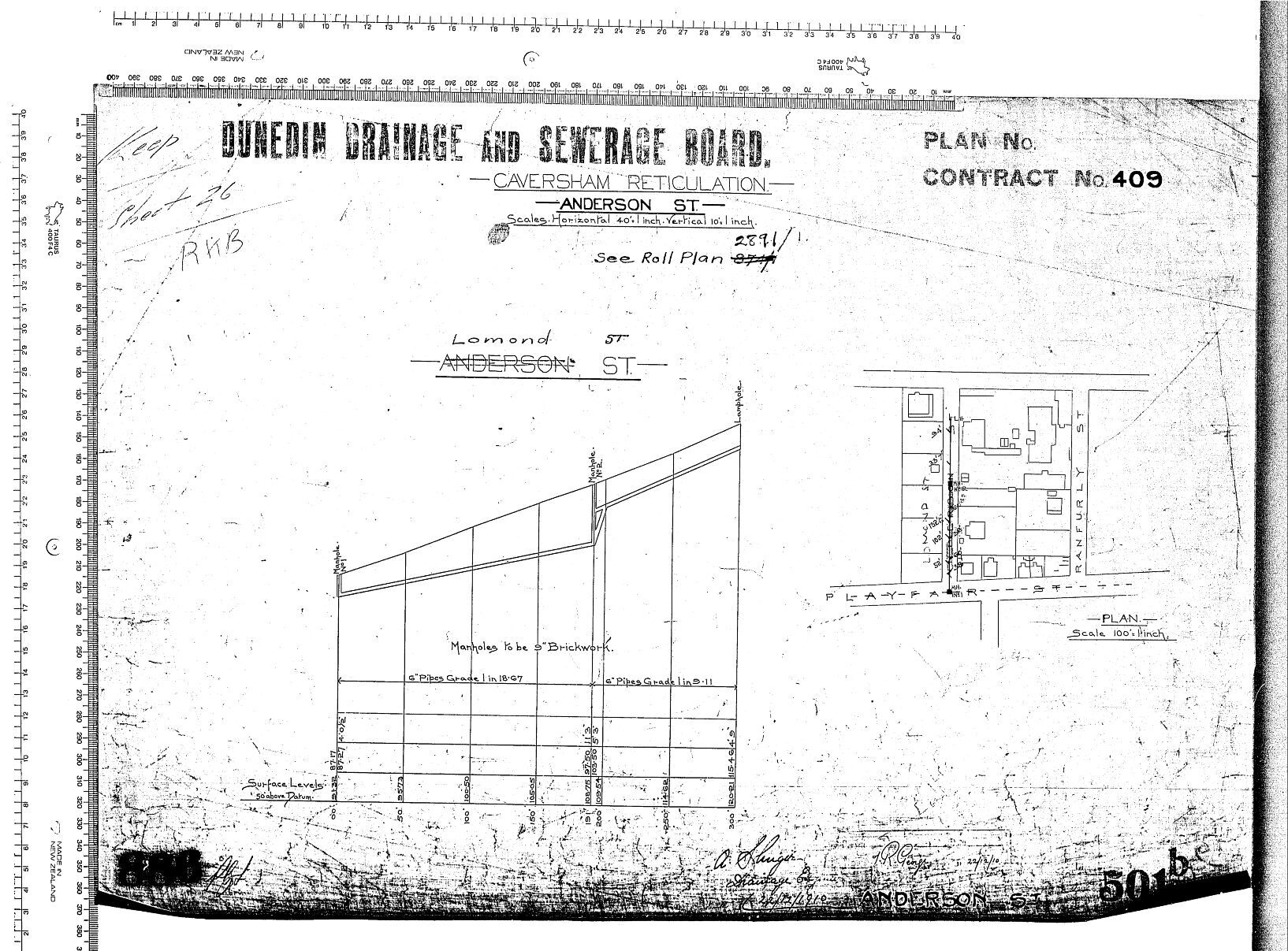 CAVERSHAM RETICULATION &ndash; ANDERSON STREET