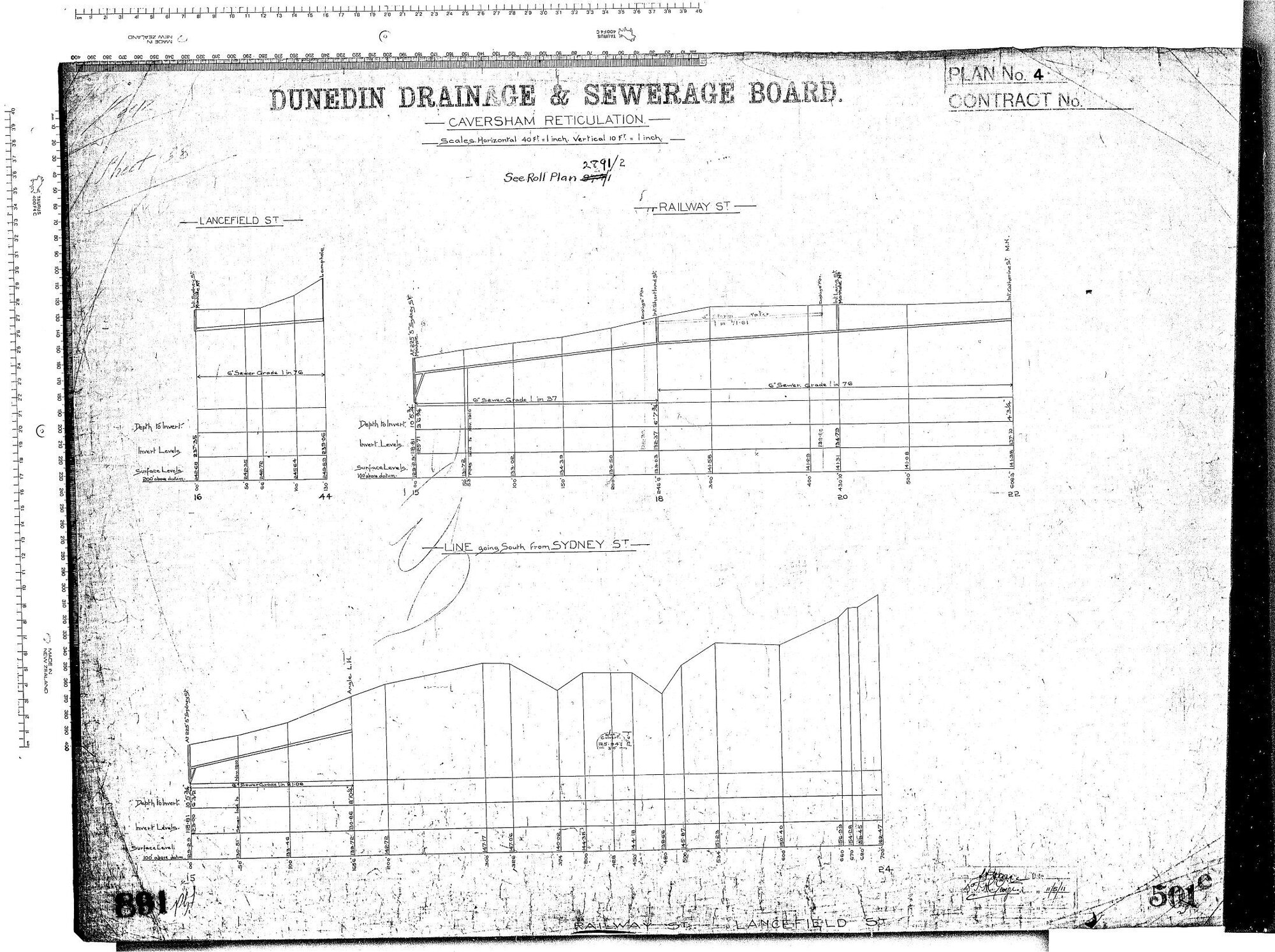 CAVERSHAM RETICULATION &ndash; RAILWAY STREET AND LANCEFIELD STREET