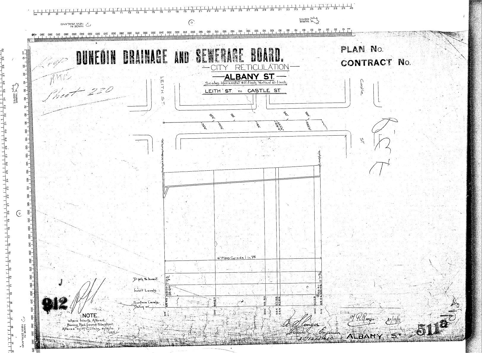 CITY RETICULATION &ndash; ALBANY STREET