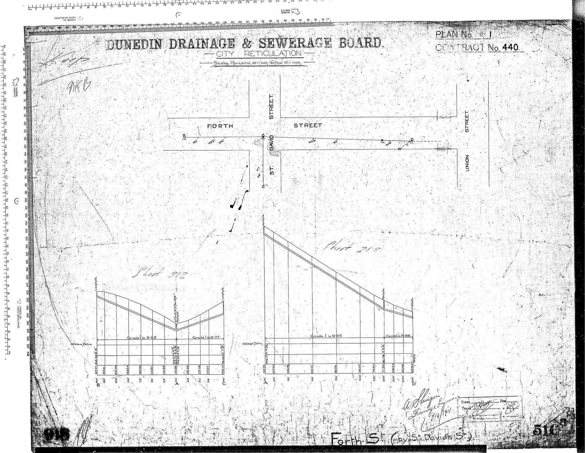 CITY RETICULATION &ndash; FORTH STREET (BY ST DAVIDS STREET)