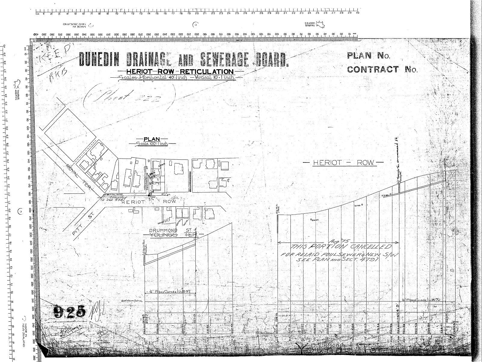 HERIOT ROW RETICULATION &ndash; YOUNG TERRACE