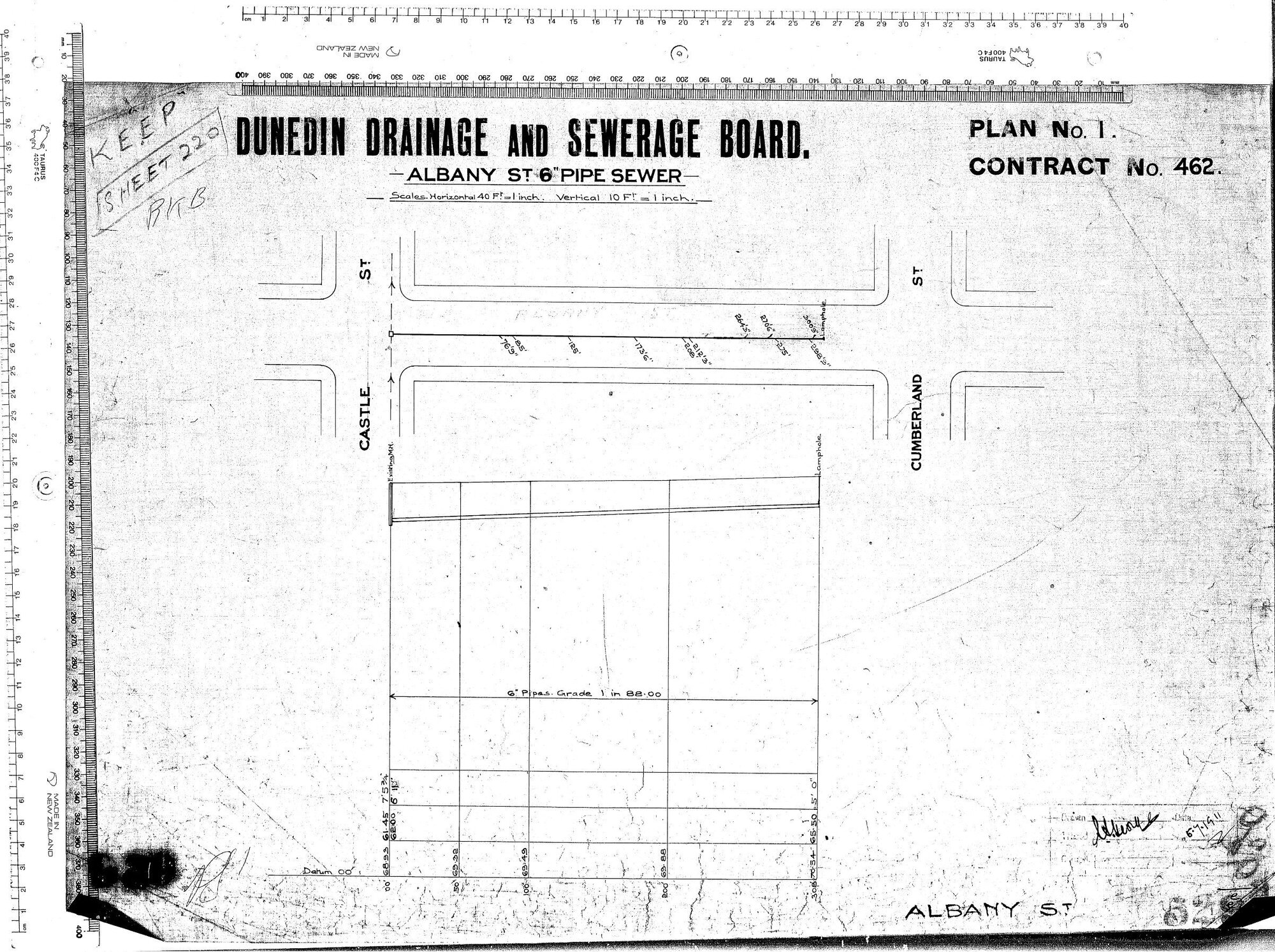 ALBANY ST 6&rdquo; PIPE SEWER