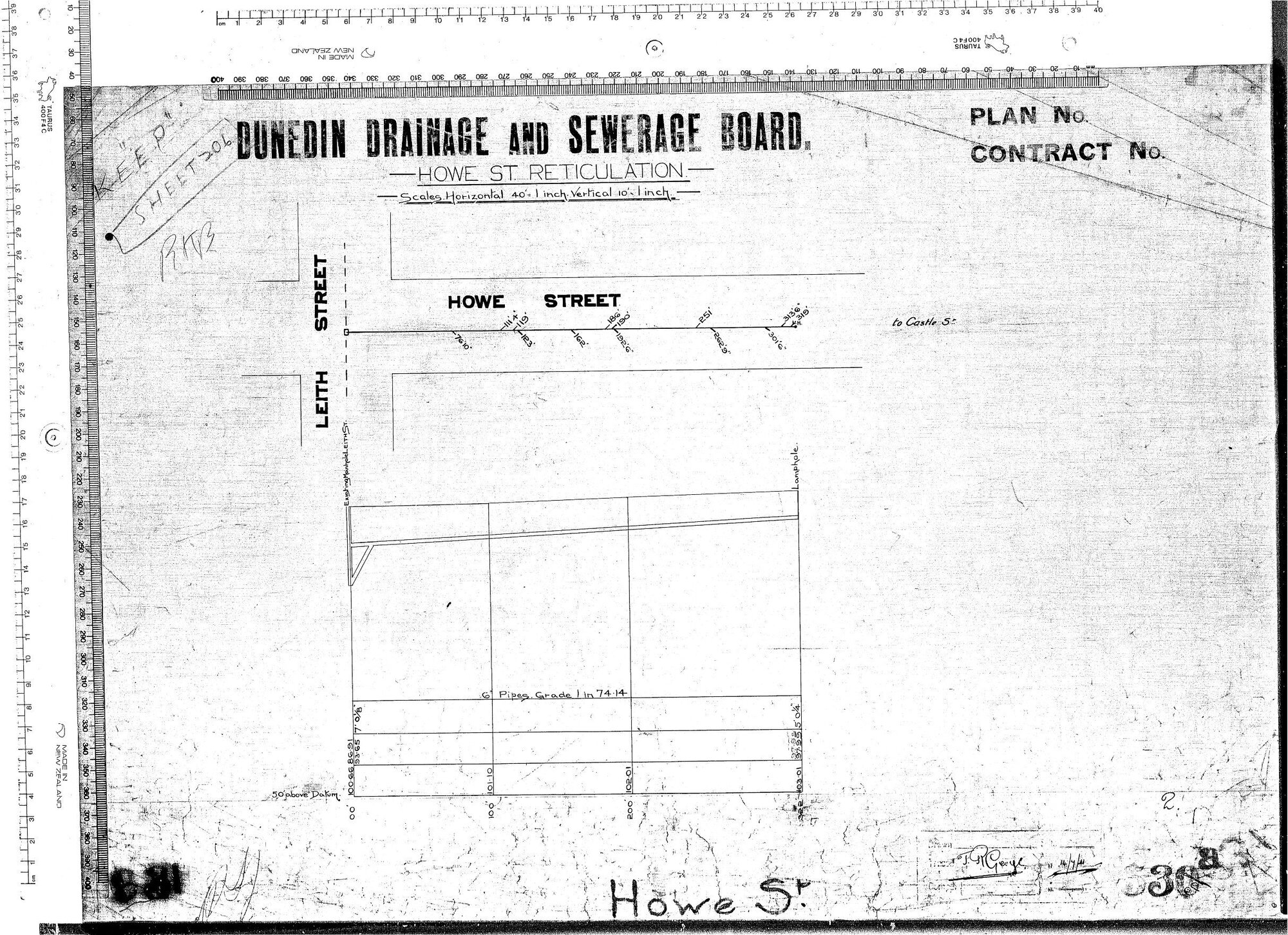 HOWE ST RETICULATION &ndash; HOWE STREET