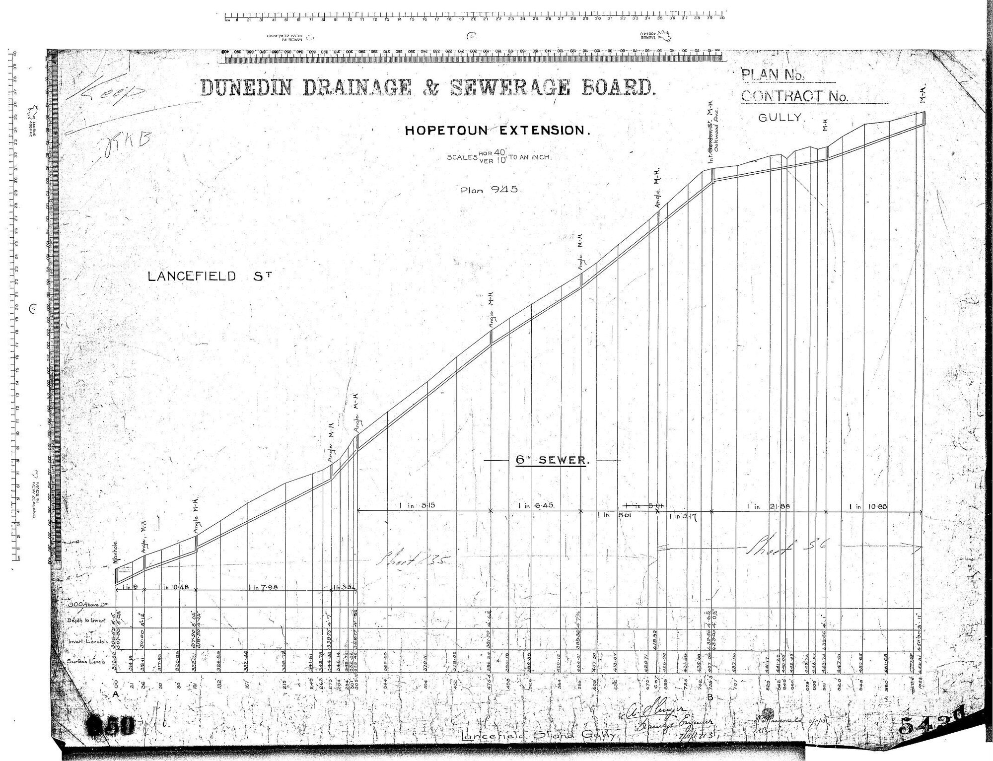 HOPETOUN EXTENSION &ndash; LANCEFIELD STREET AND GULLY