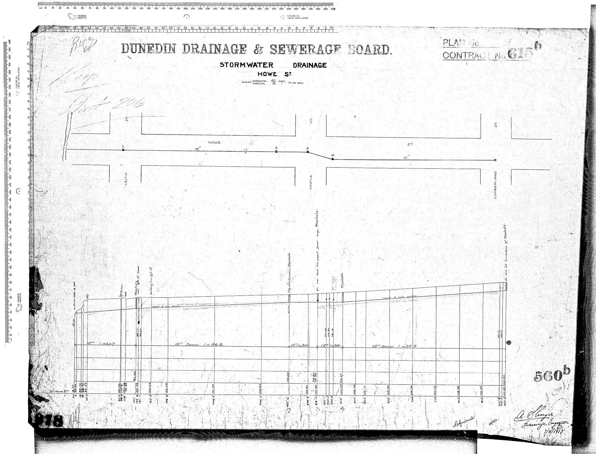 STORMWATER DRAINAGE &ndash; HOWE SREET