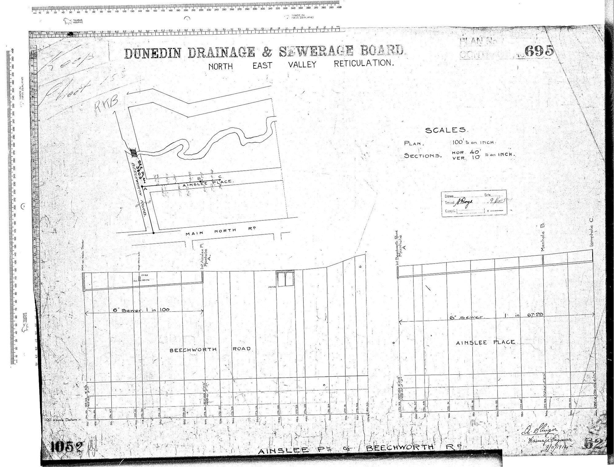 NORTH EAST VALLEY RETICULATION - AINSLEE PL &amp; BEECHWORTH RD