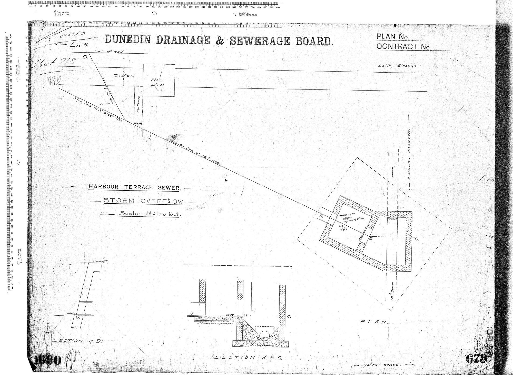 HARBOUR TERRACE SEWER - STORM OVERFLOW