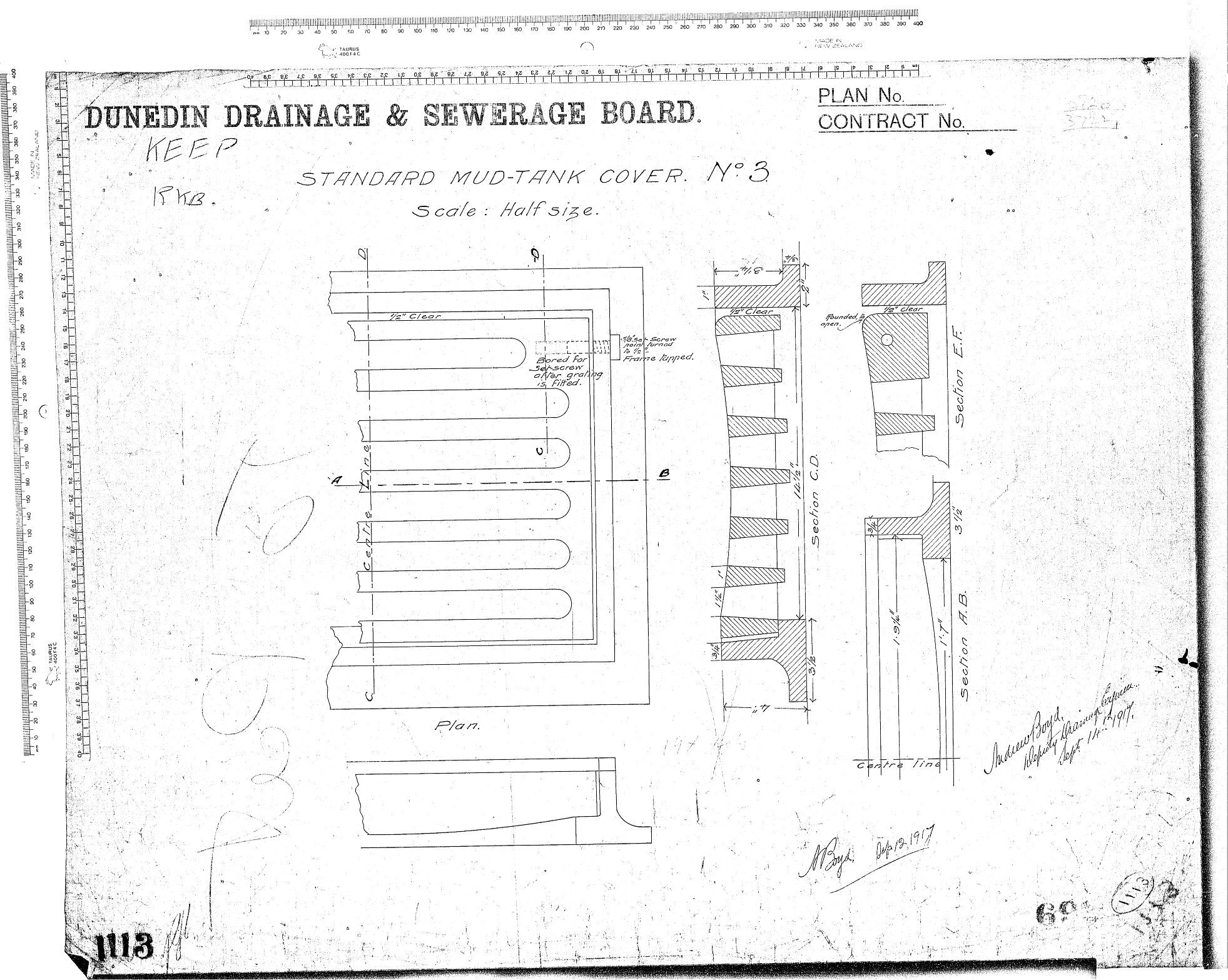 STANDARD MUD-TANK COVER No.3