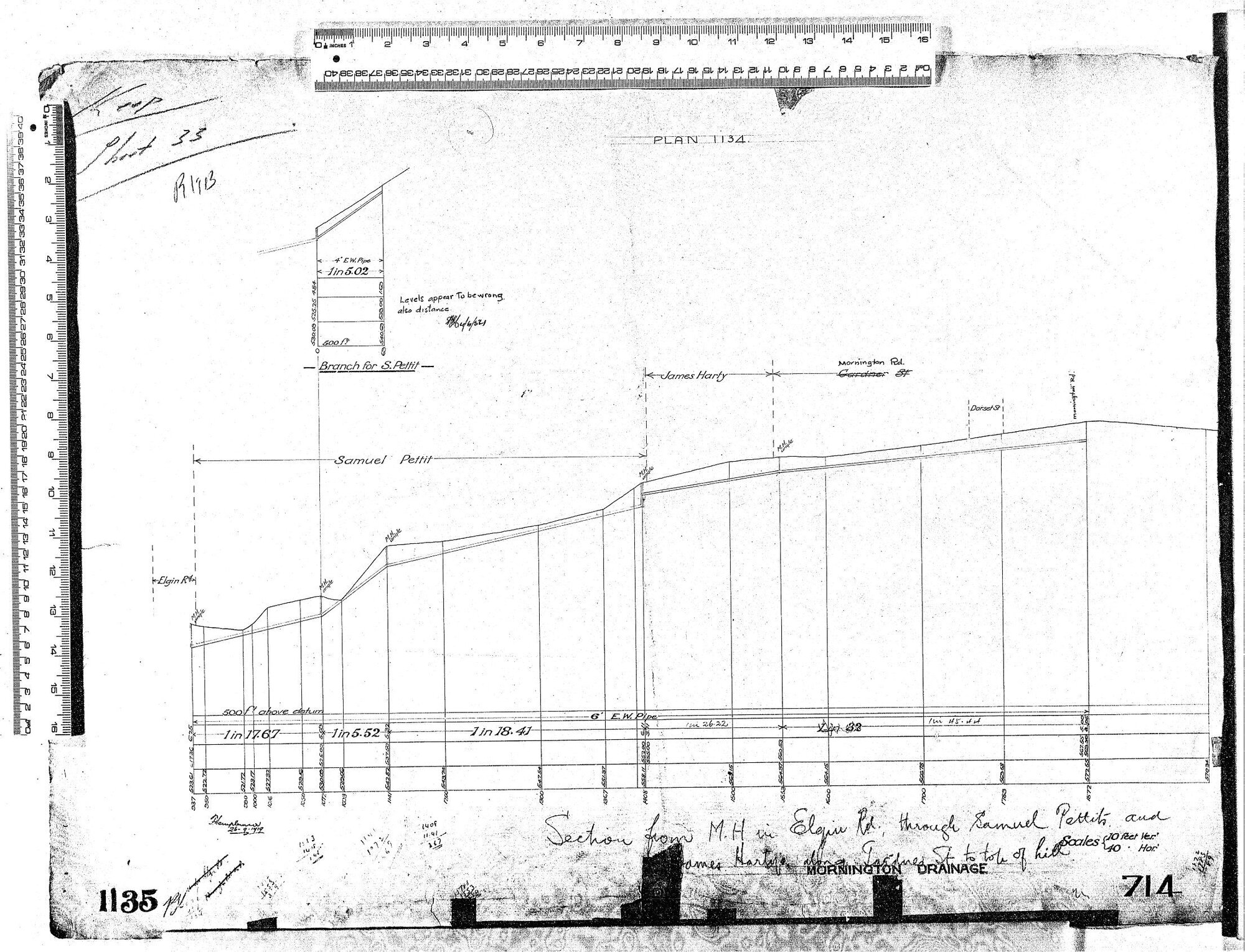 MORNINGTON DRAINAGE
