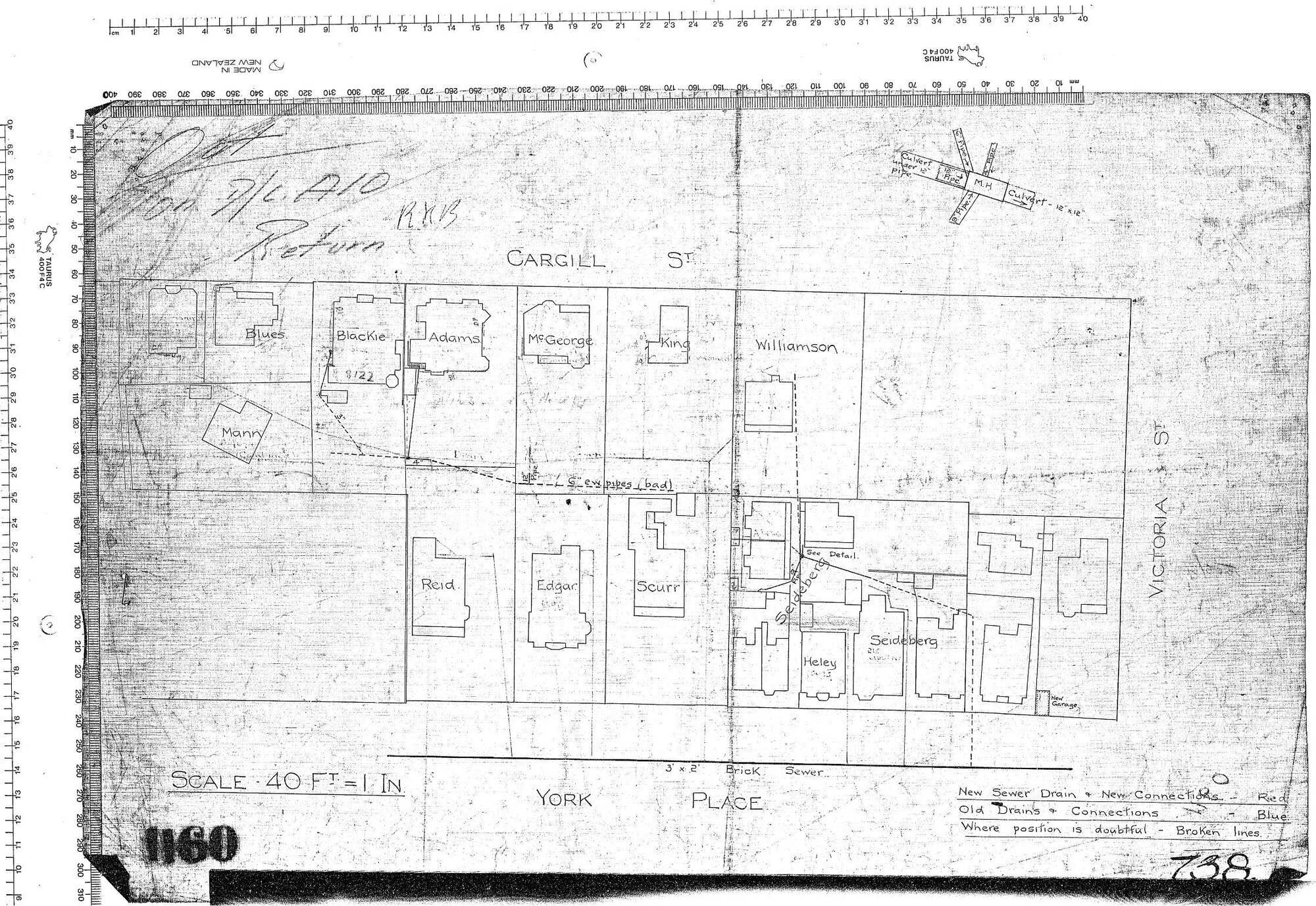 CARGILL ST.  YORK PLACE,  VICTORIA ST.