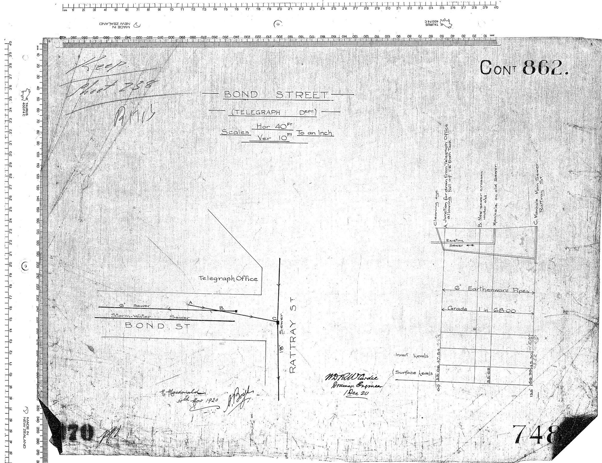 BOND STREET - TELEGRAPH DEPT.