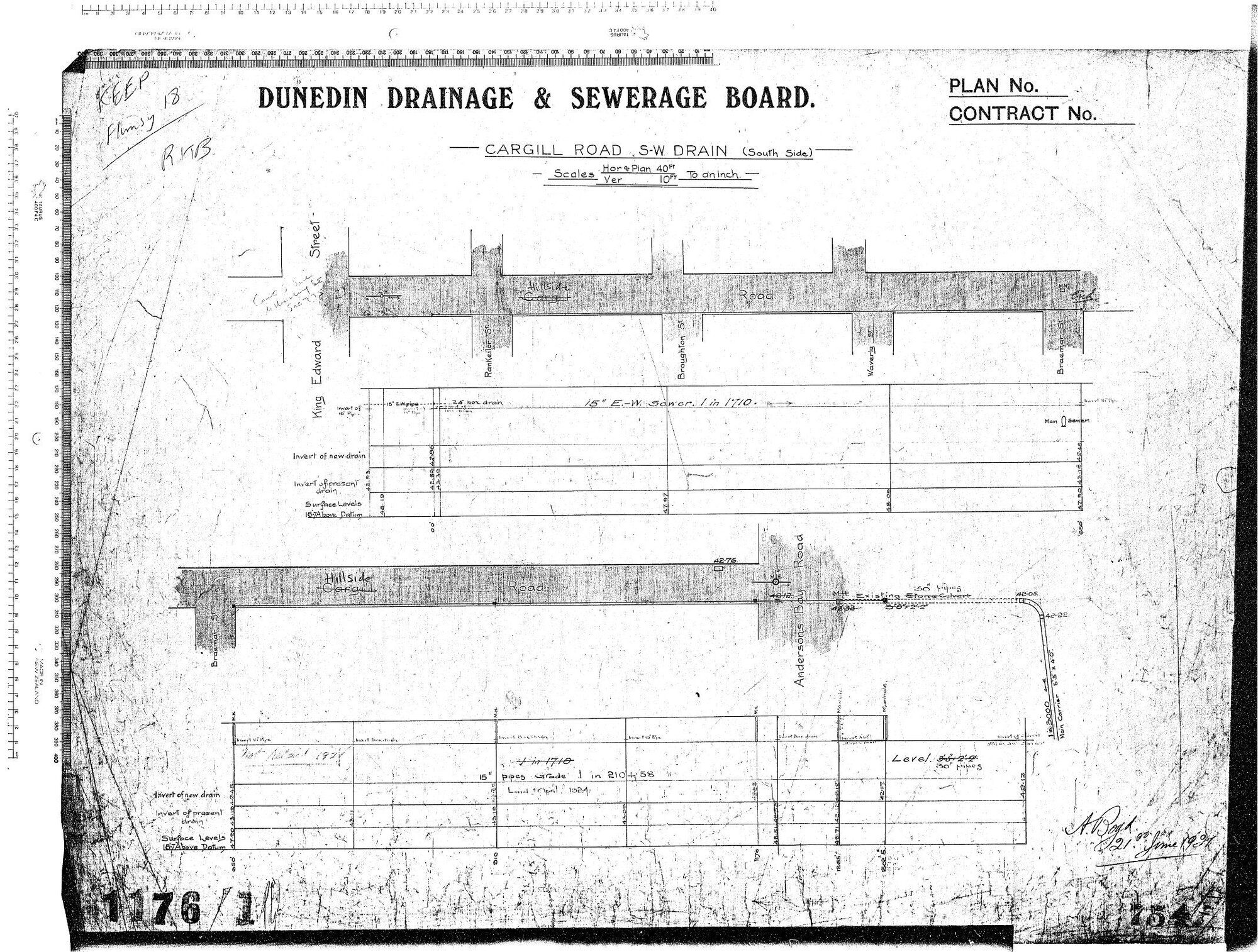CARGILL ROAD S-W DRAIN (SOUTH SIDE)