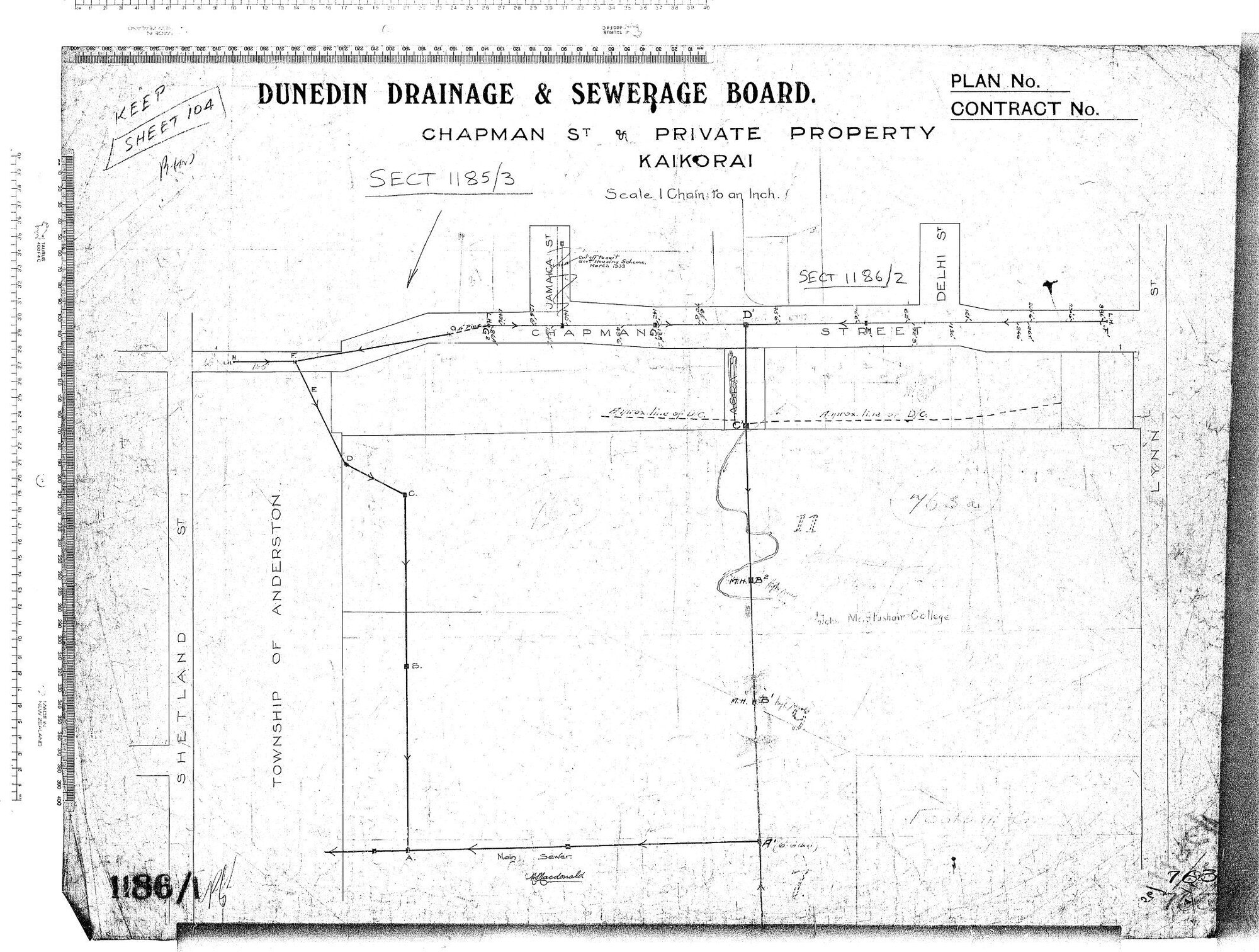 CHAPMAN ST.  PRIVATE PROPERTY - KAIKORAI 
