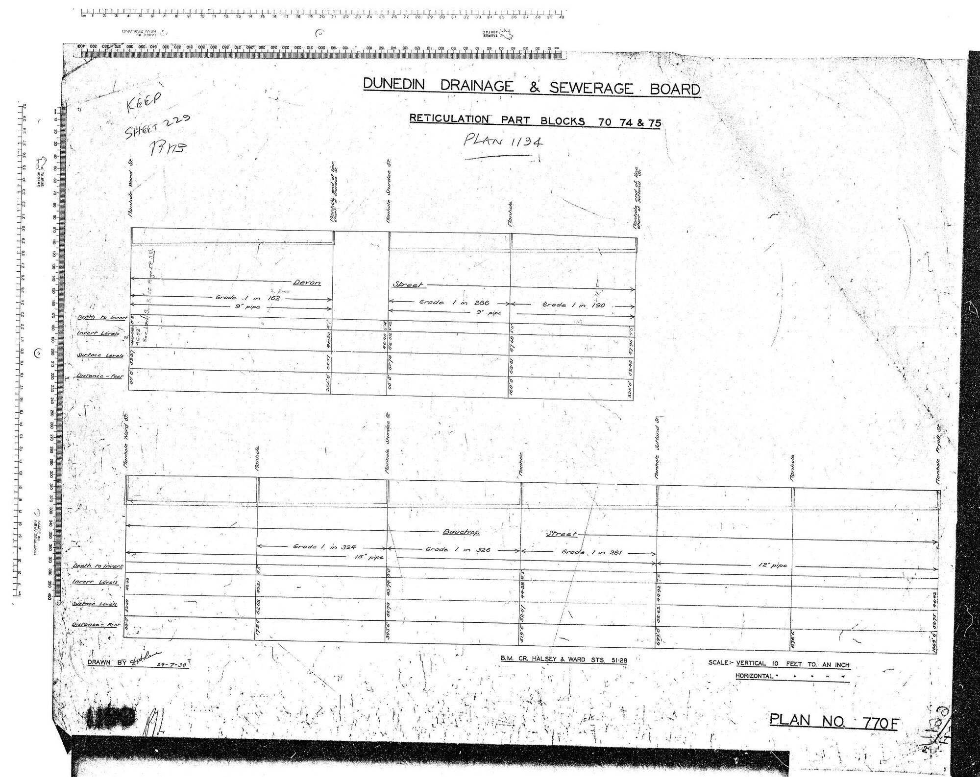 RETICULATION PART BLOCKS 70, 74 &amp; 75