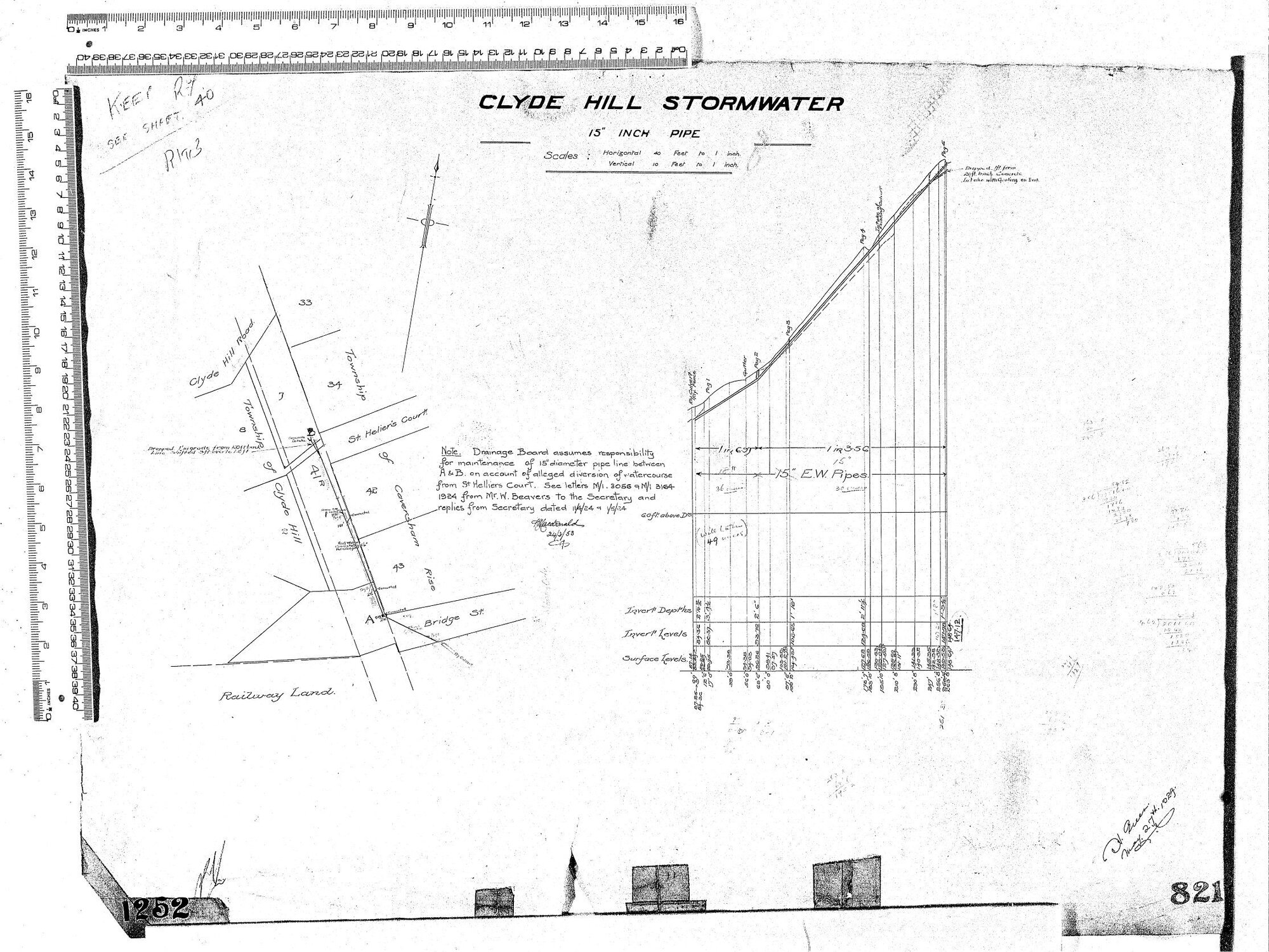 CLYDE HILL STORMWATER  - 15" PIPE