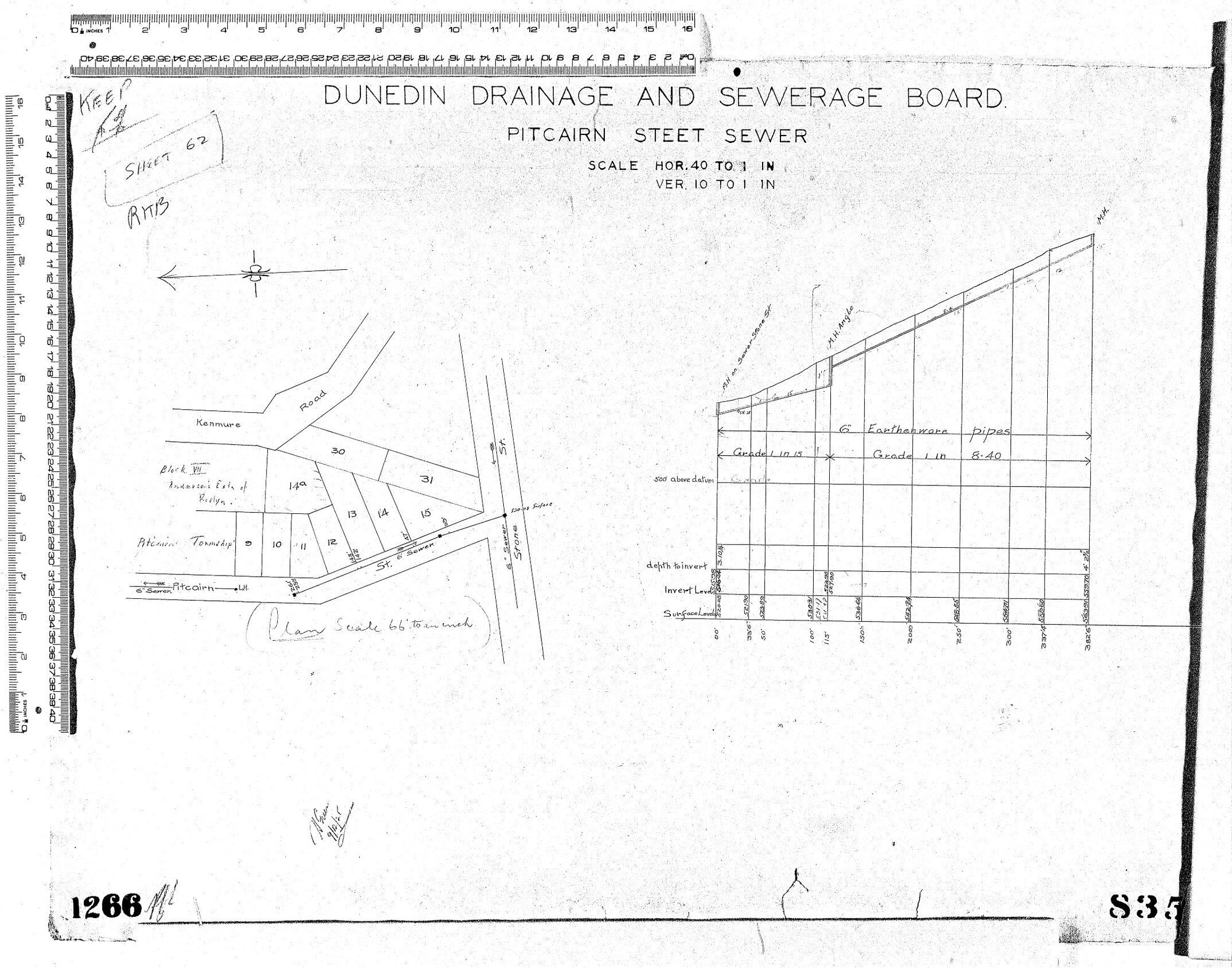 PITCAIRN STREET SEWER