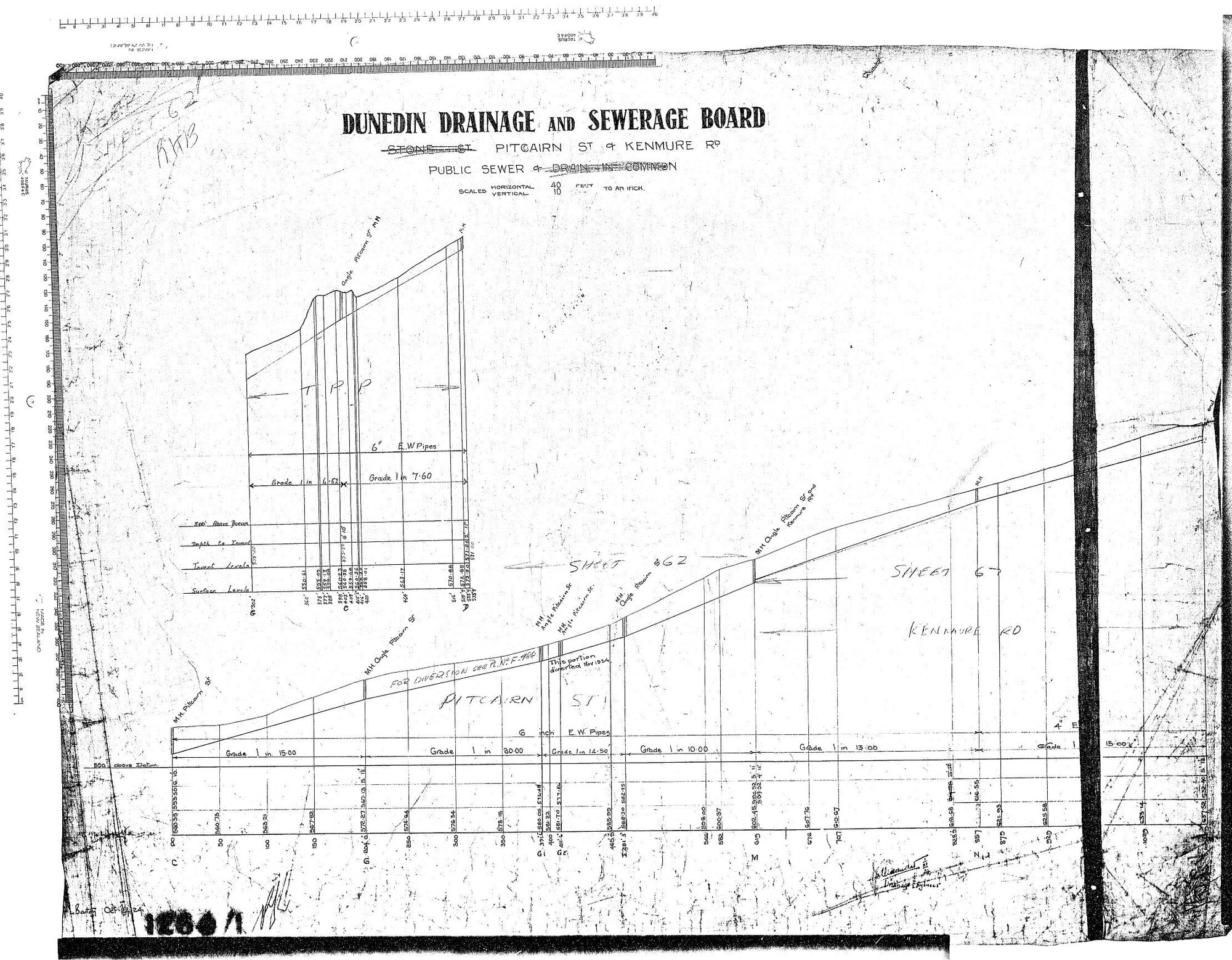 PITCAIRN ST &amp; KENMURE RD.  -  PUBLIC SEWER