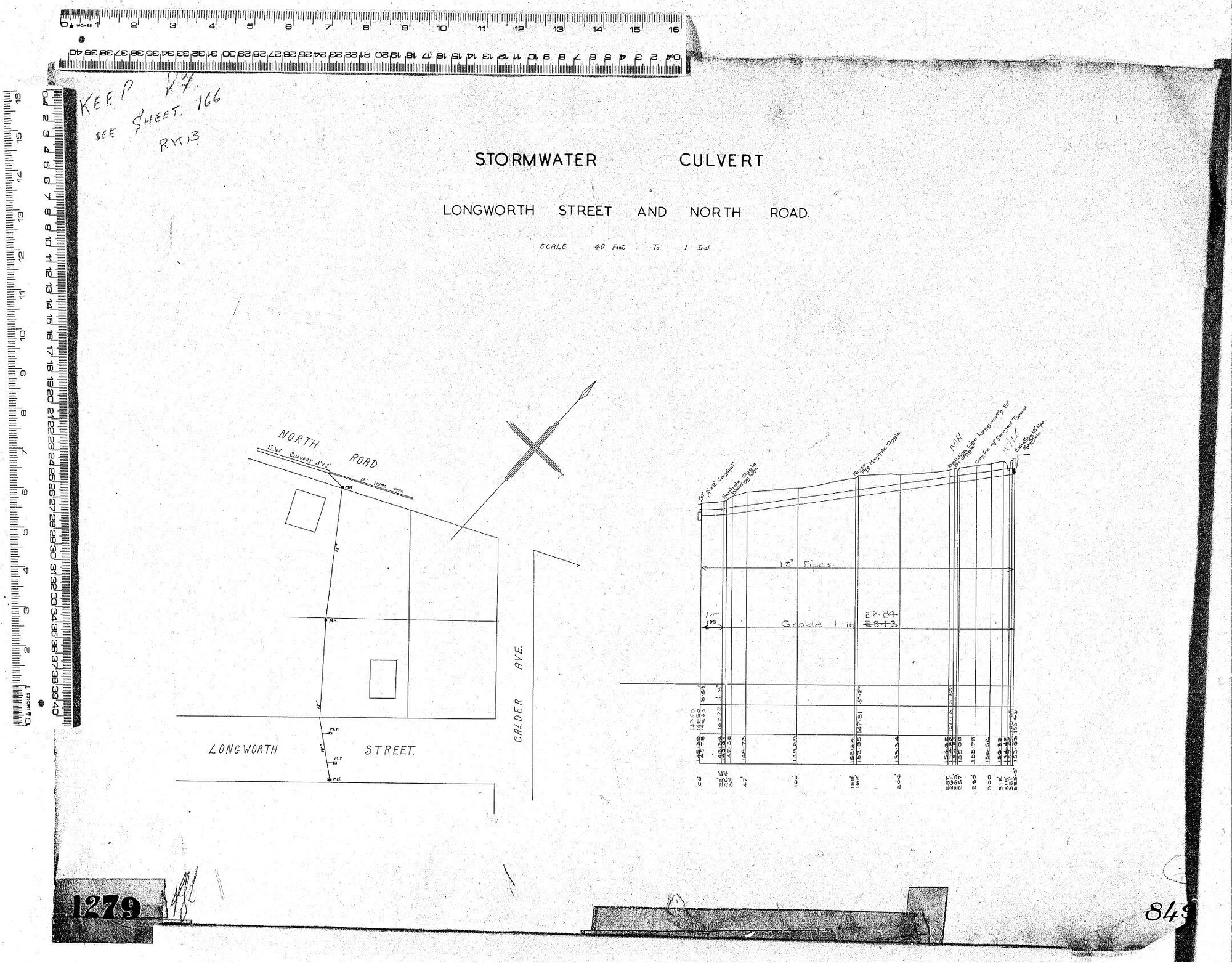 STORMWATER CULVERT - LONGWORTH STREET AND NORTH ROAD