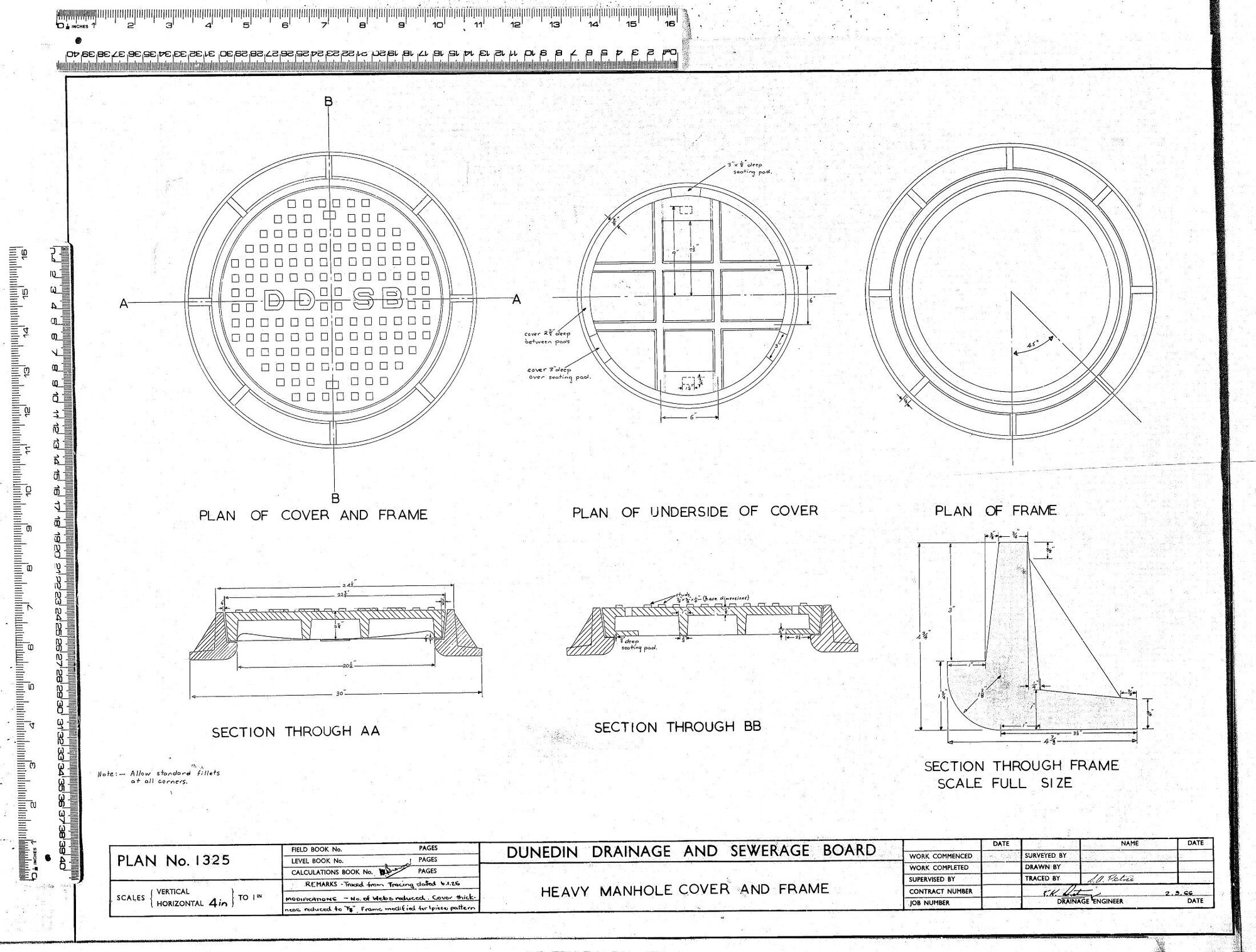 HEAVY MANHOLE COVER AND FRAME