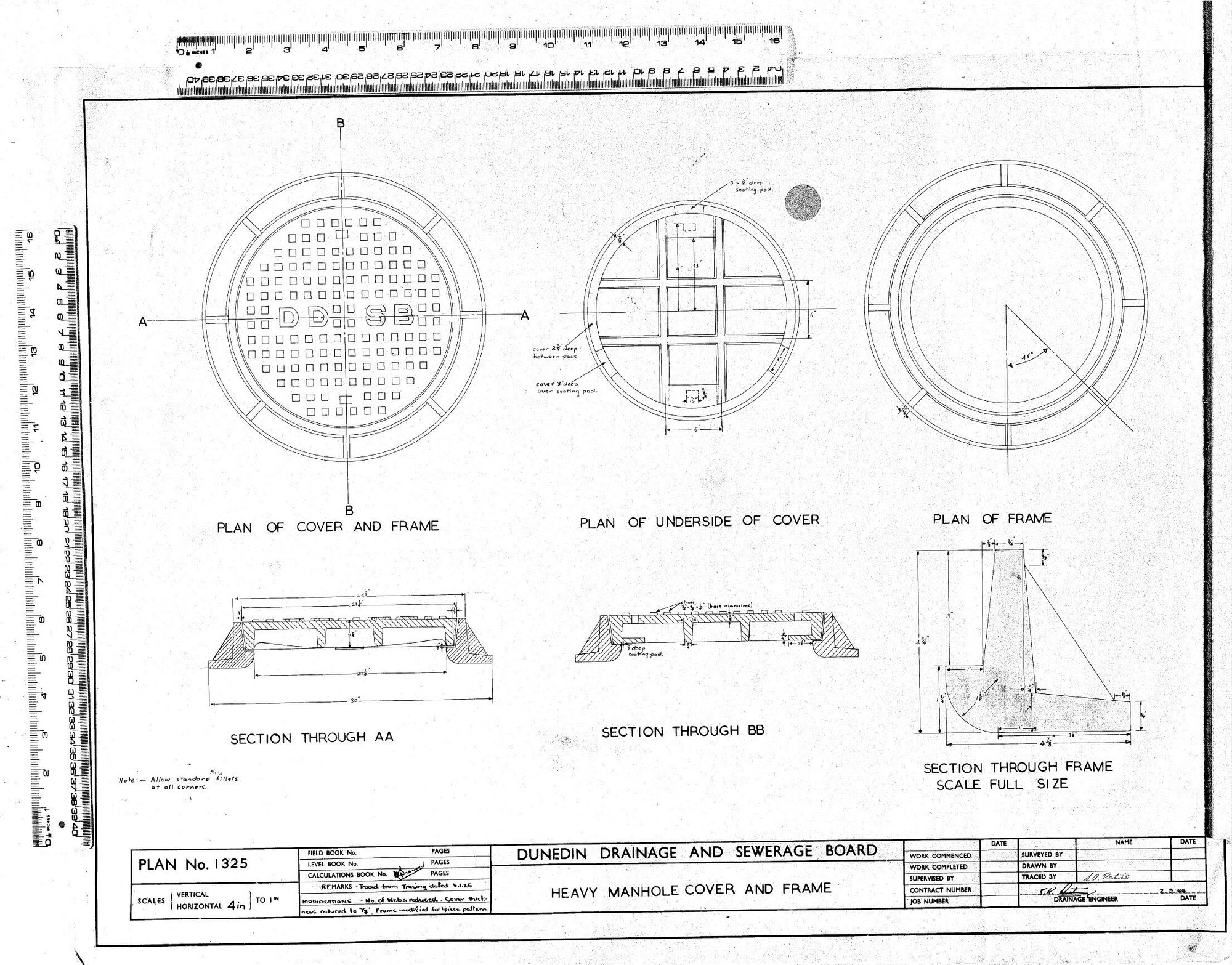 HEAVY MANHOLE COVER AND FRAME