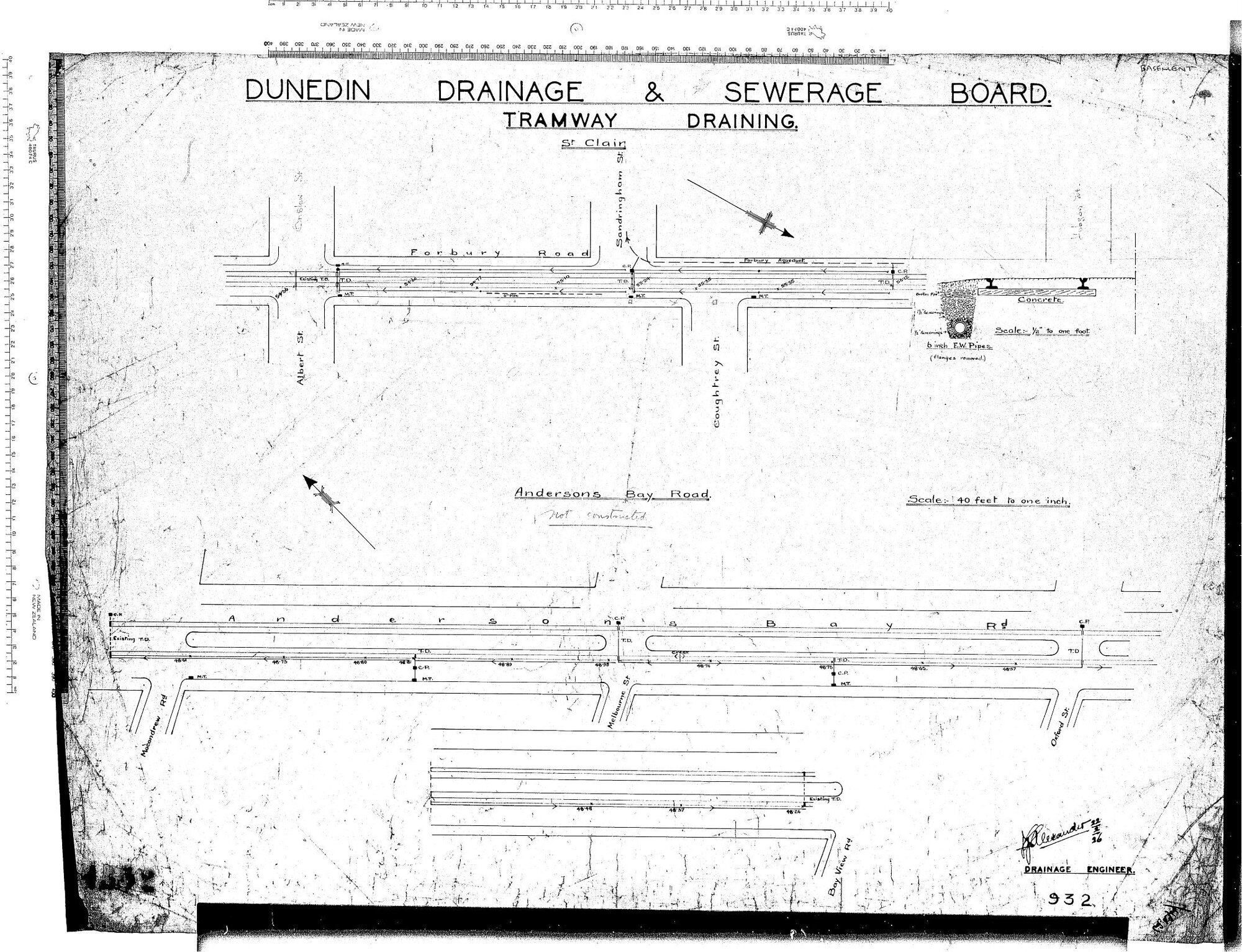 TRAMWAY DRAINING