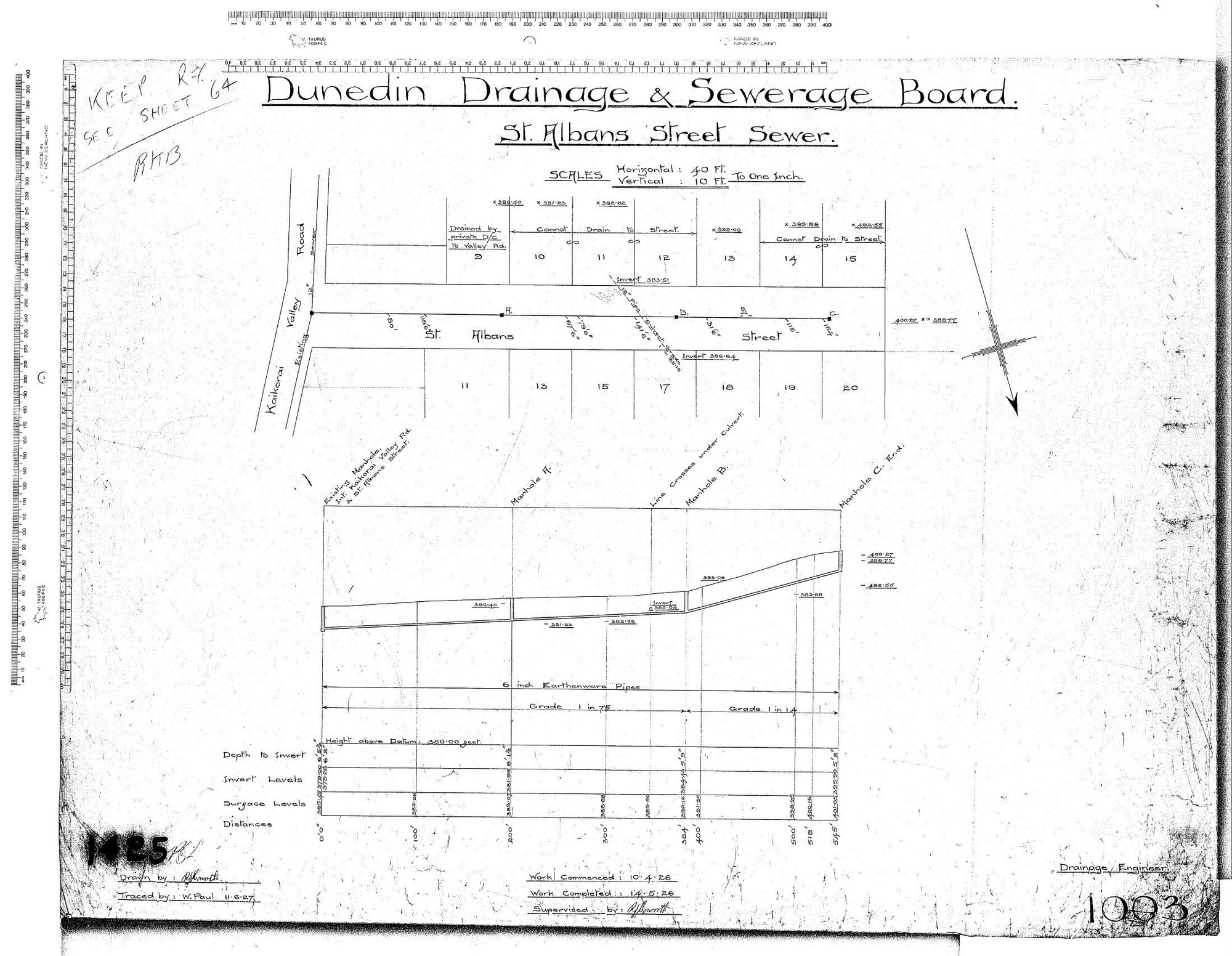 ST ALBANS STREET SEWER