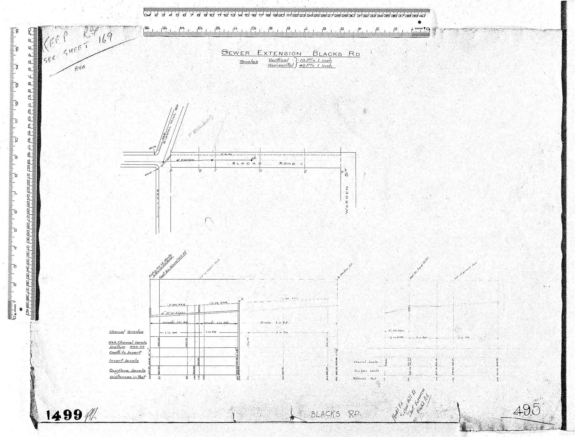 SEWER EXTENSION BLACKS RD