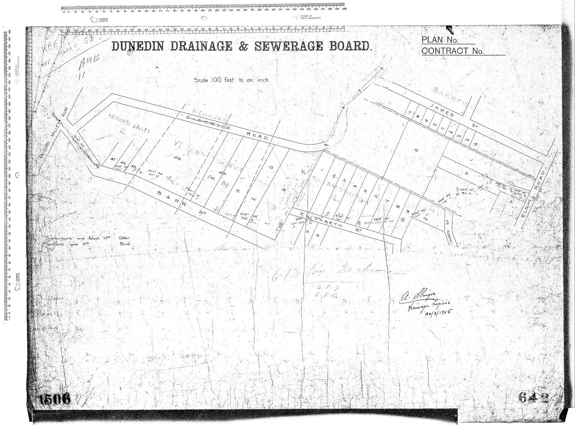 KENMURE ROAD, JAMES STREET, BARR STREET, ELIZABETH STREET, ELGIN ROAD
