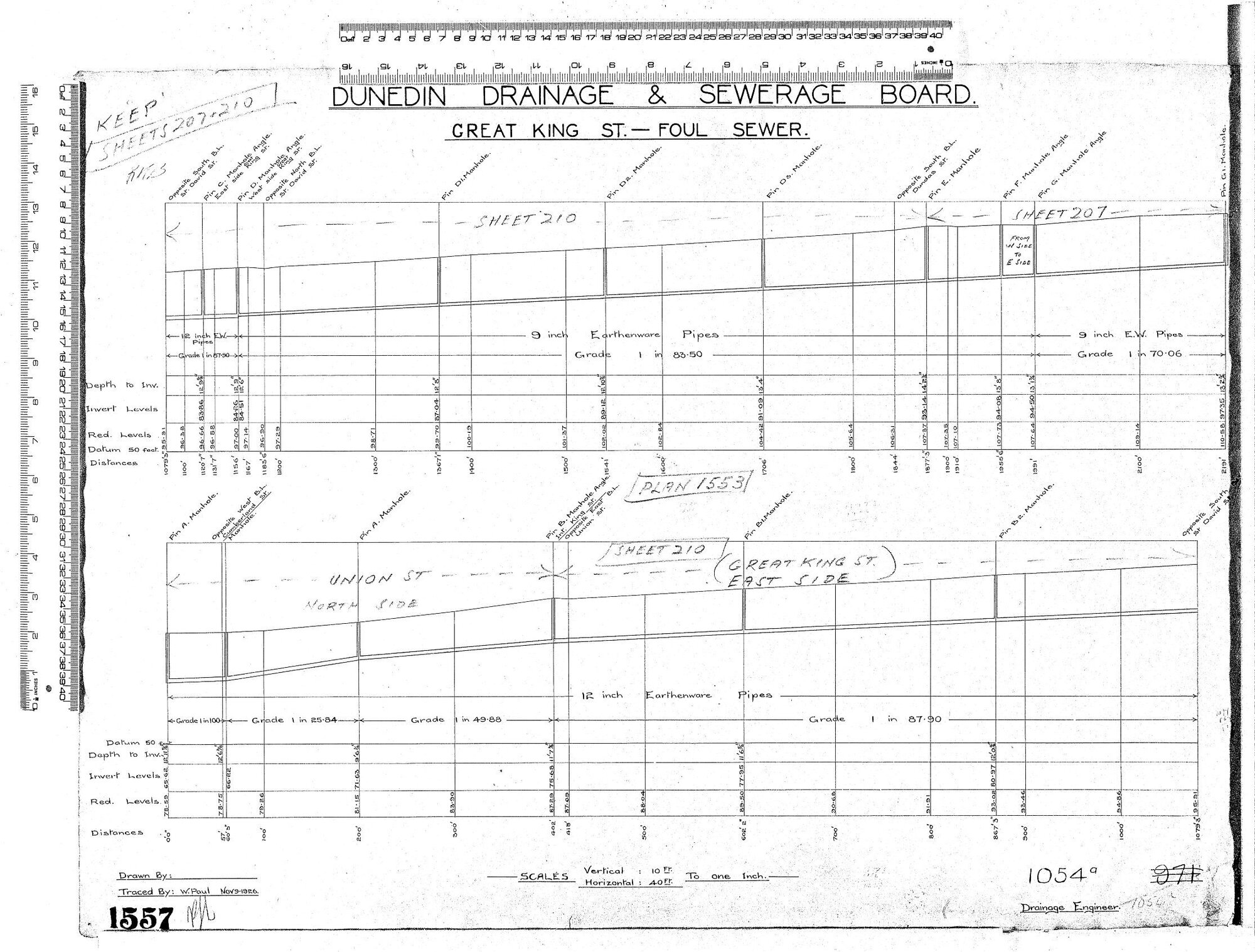 GREAT KING ST. - FOUL SEWER