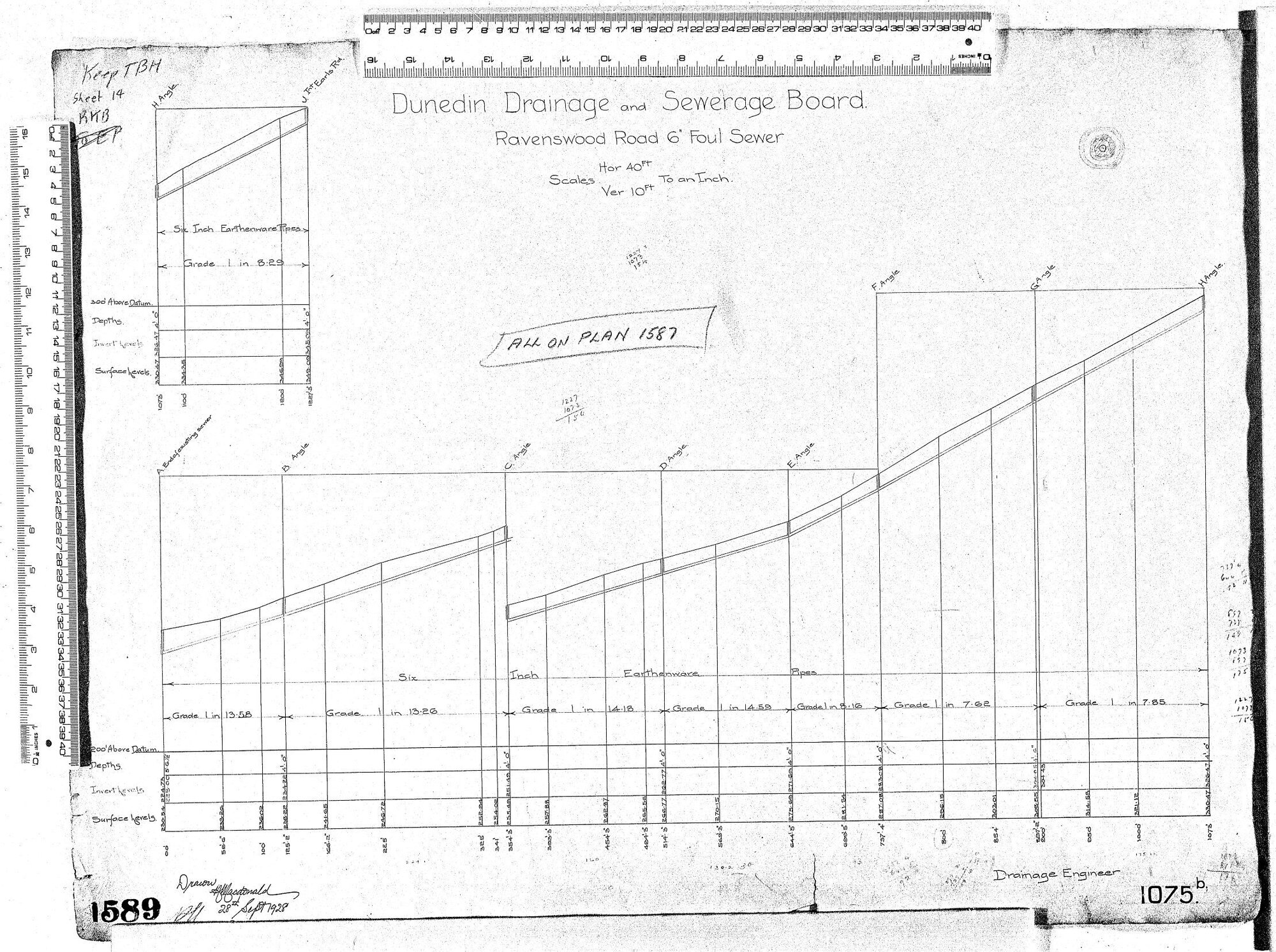 RAVENSWOOD ROAD 6" FOUL SEWER