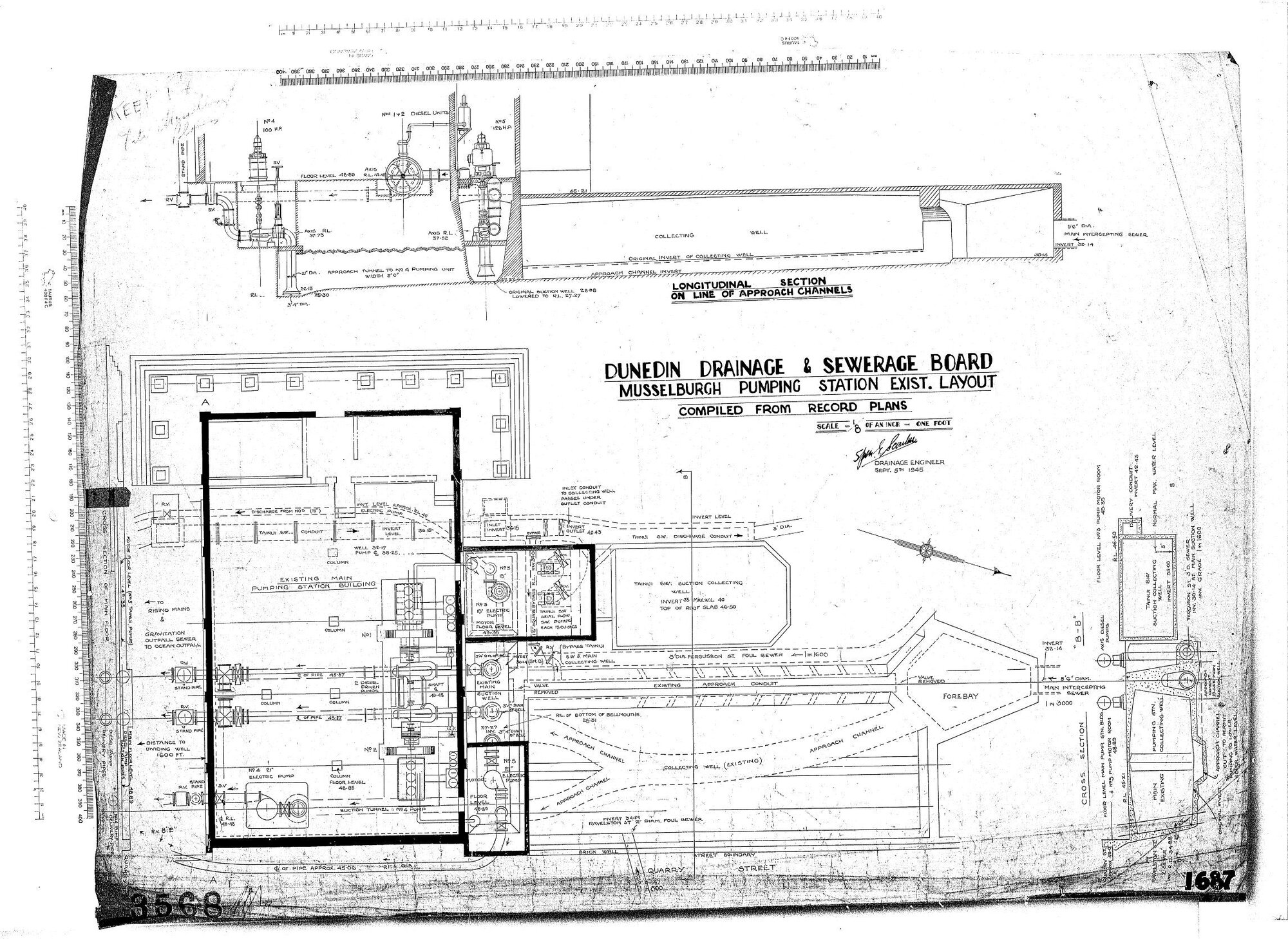 MUSSELBURGH PUMPING STATION EXIST. LAYOUT