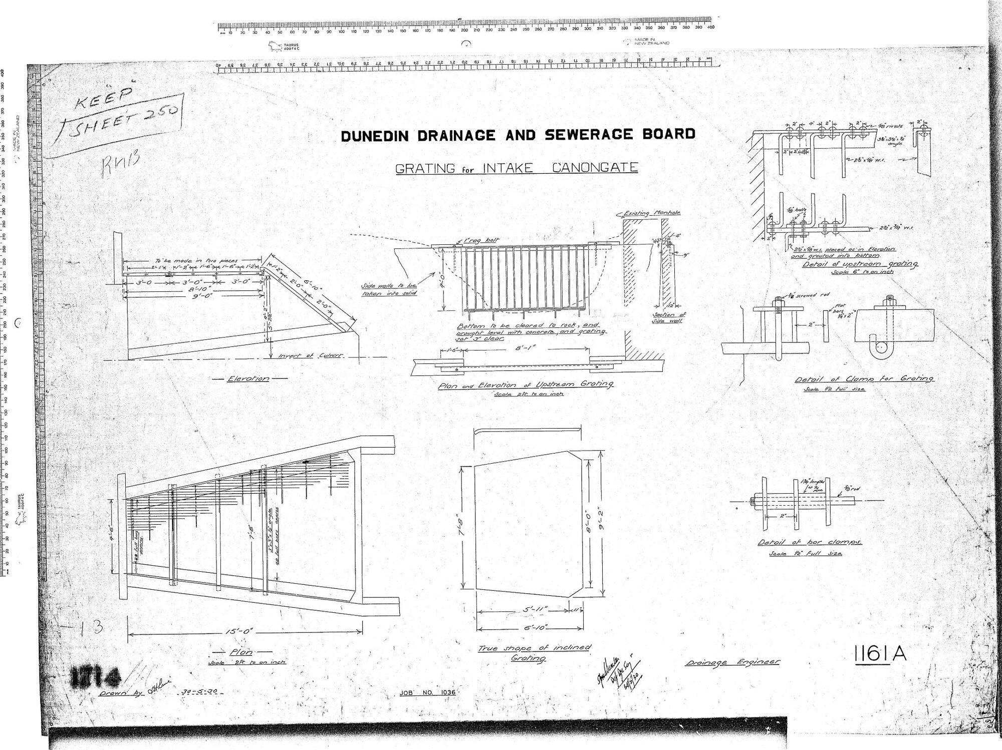 GRATING FOR INTAKE CANONGATE