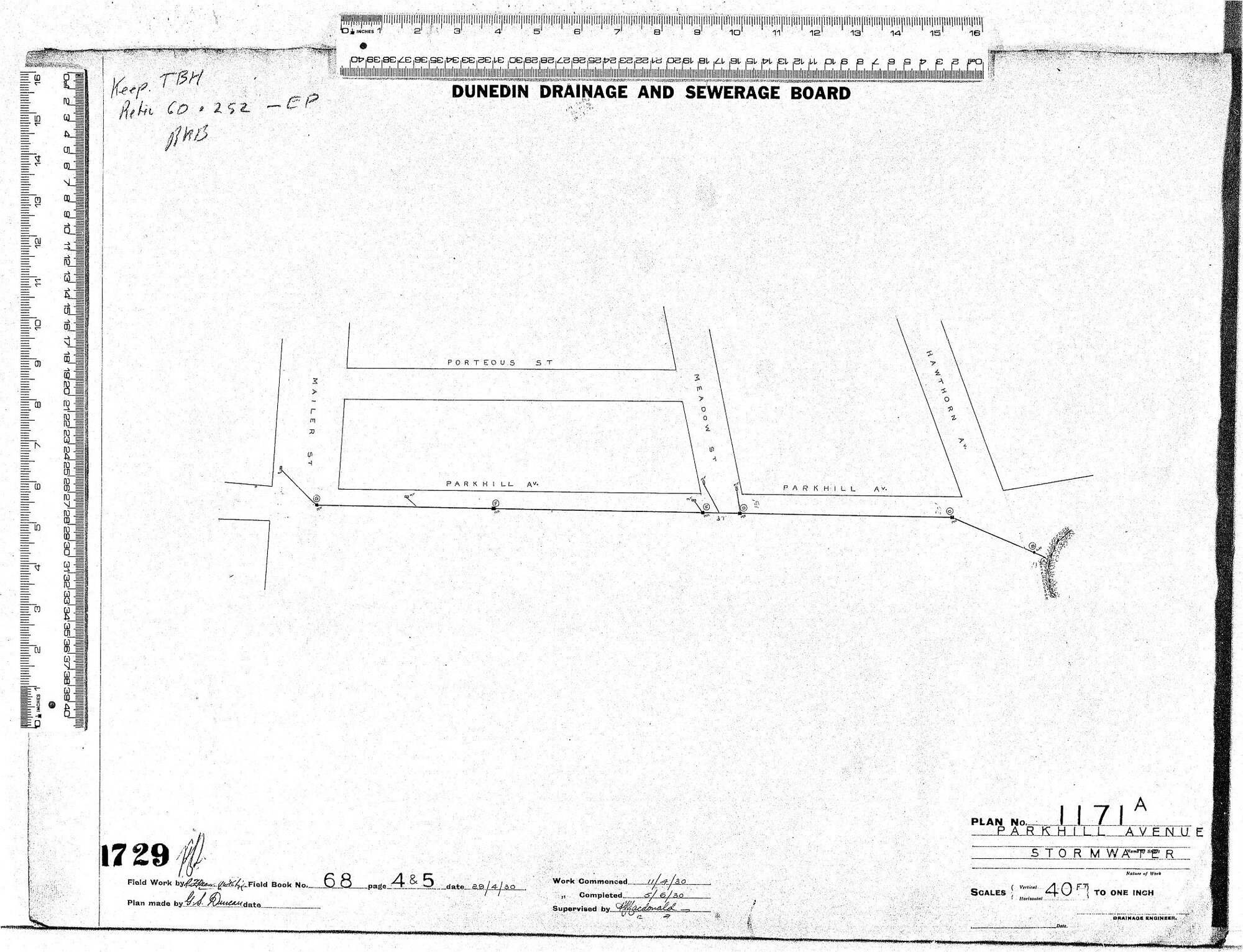 PARKHILL AVENUE STORMWATER