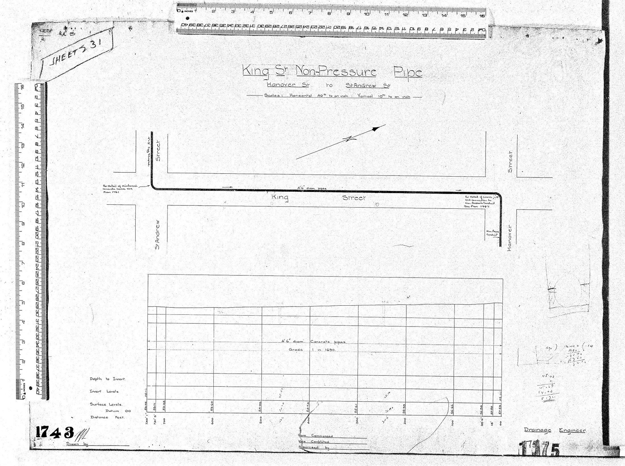 KING ST NON-PRESSURE PIPE