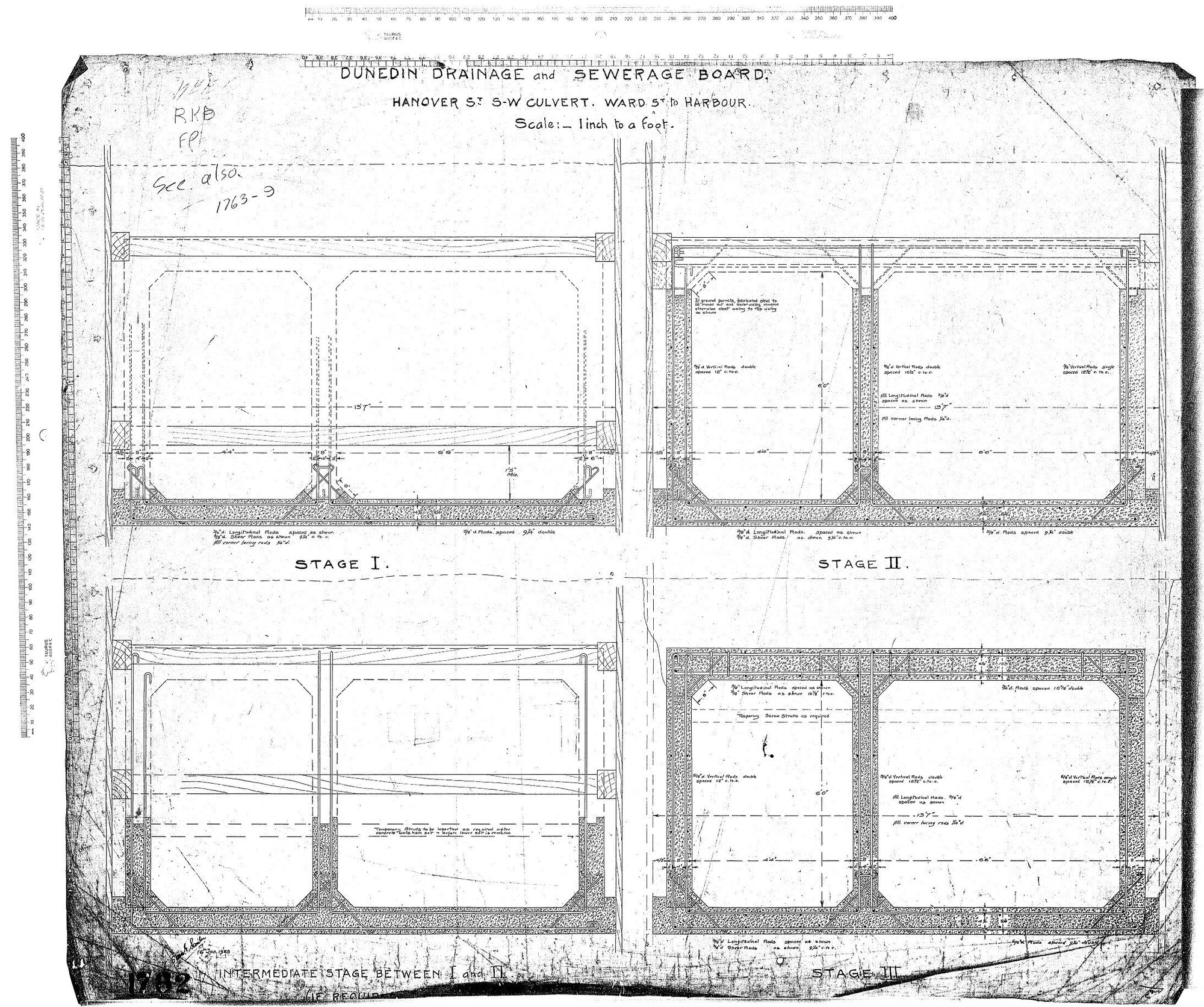 HANOVER ST. S-W CULVERT. WARD ST TO HARBOUR