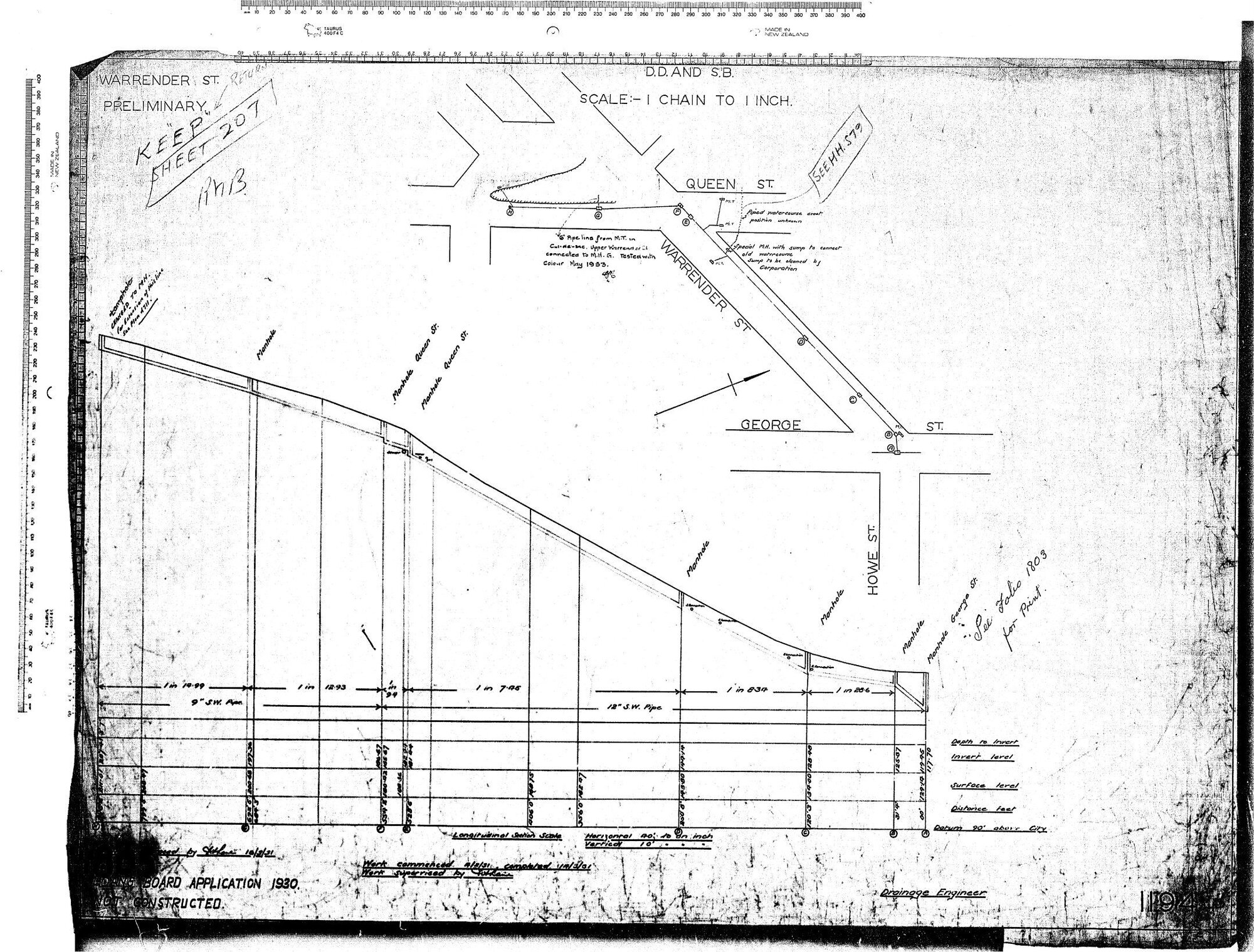 Warrender Street Stormwater Sewer