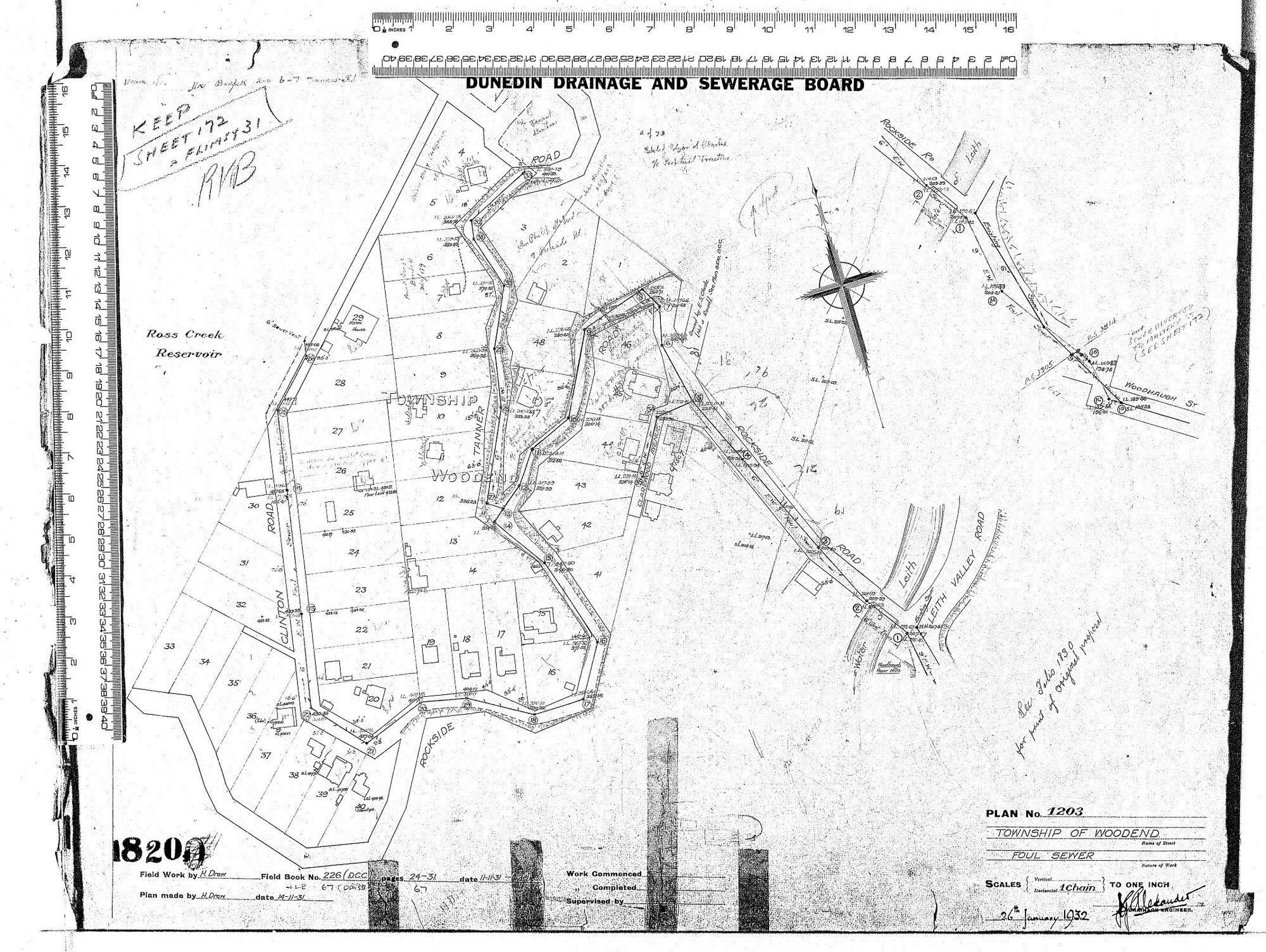 TOWNSHIP OF WOODEND  FOUL SEWER
