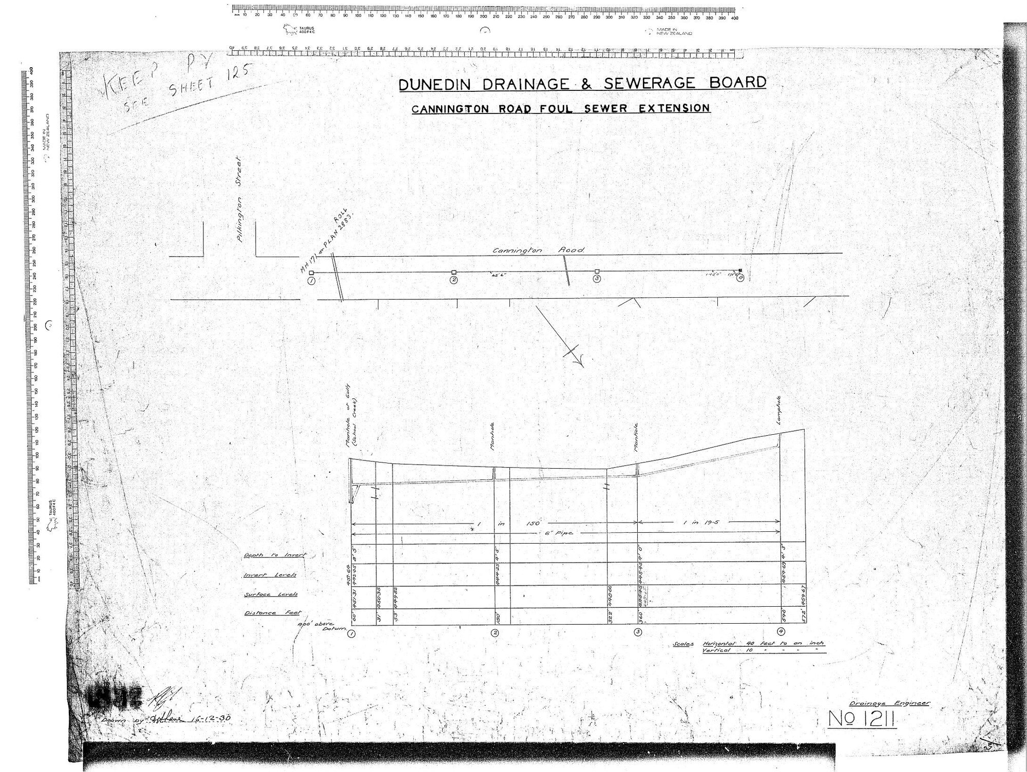 CANNINGTON ROAD FOUL SEWER EXTENSION