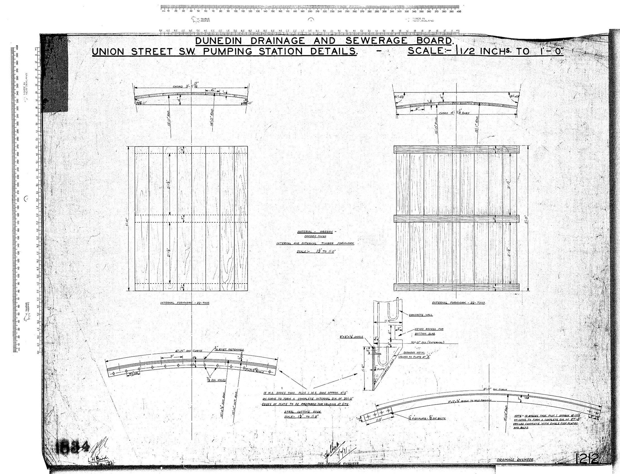 UNION STREET S.W. PUMPING STATION DETAILS