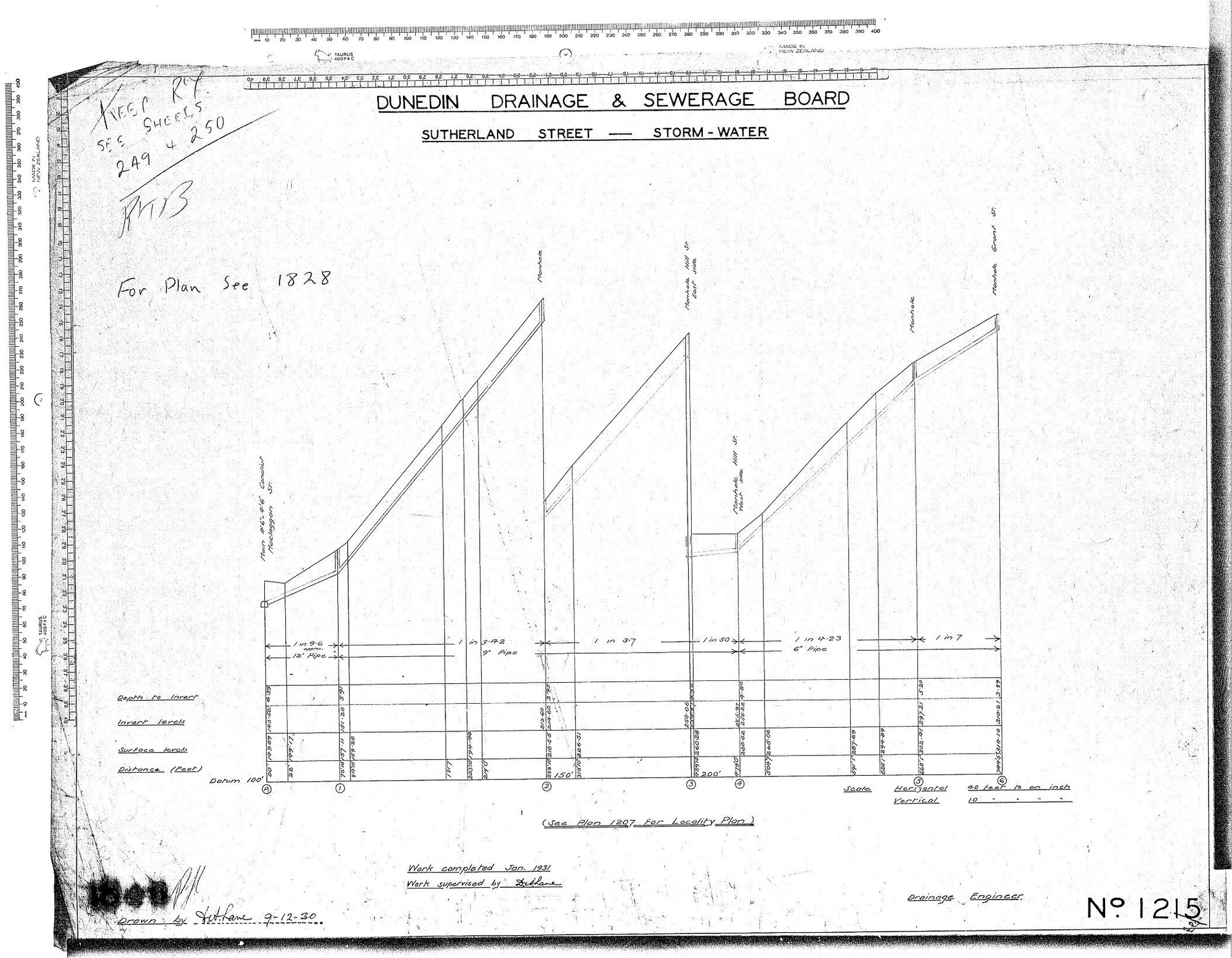 SUTHERLAND STREET - STORM WATER