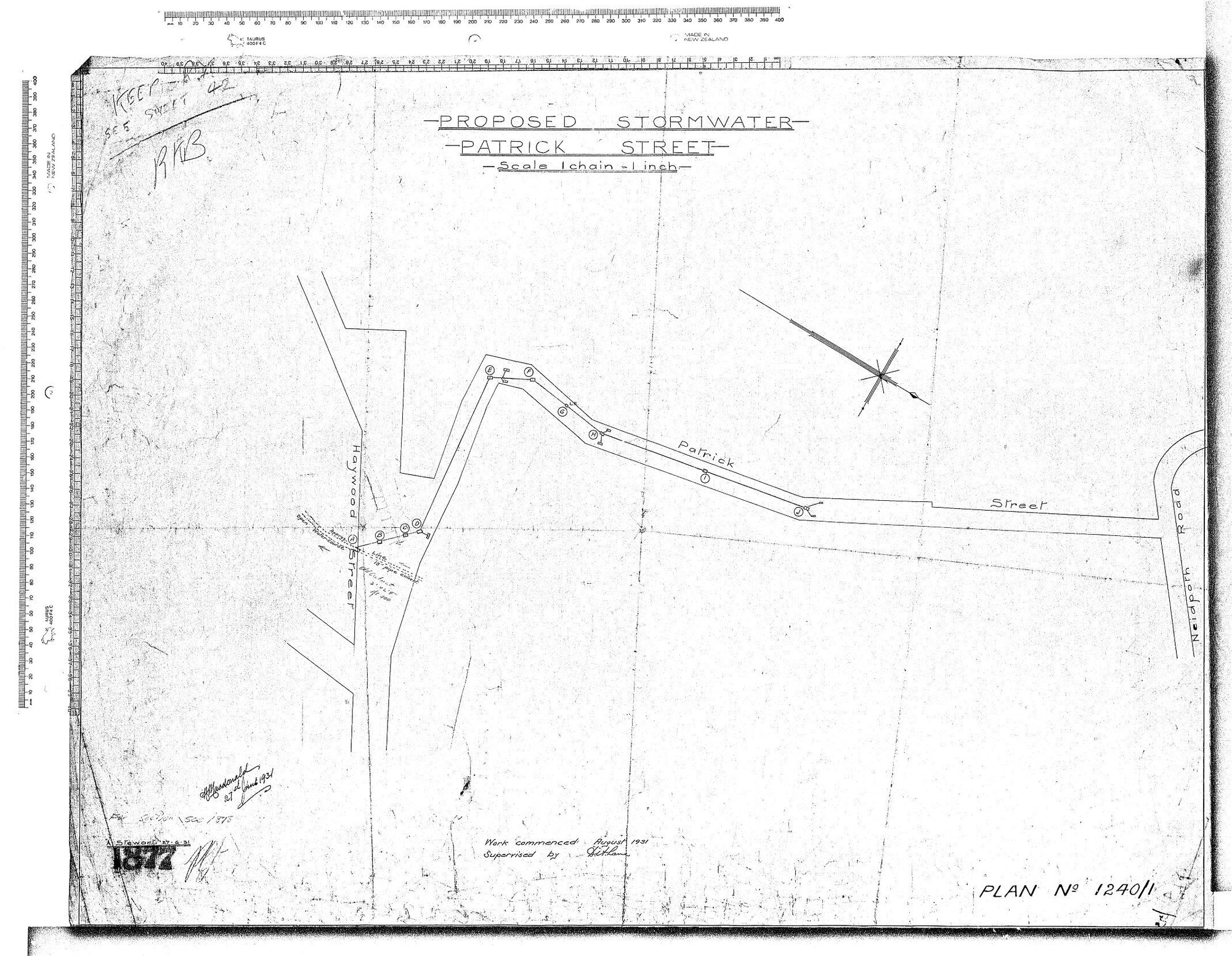 PROPOSED STORMWATER  PATRICK STREET