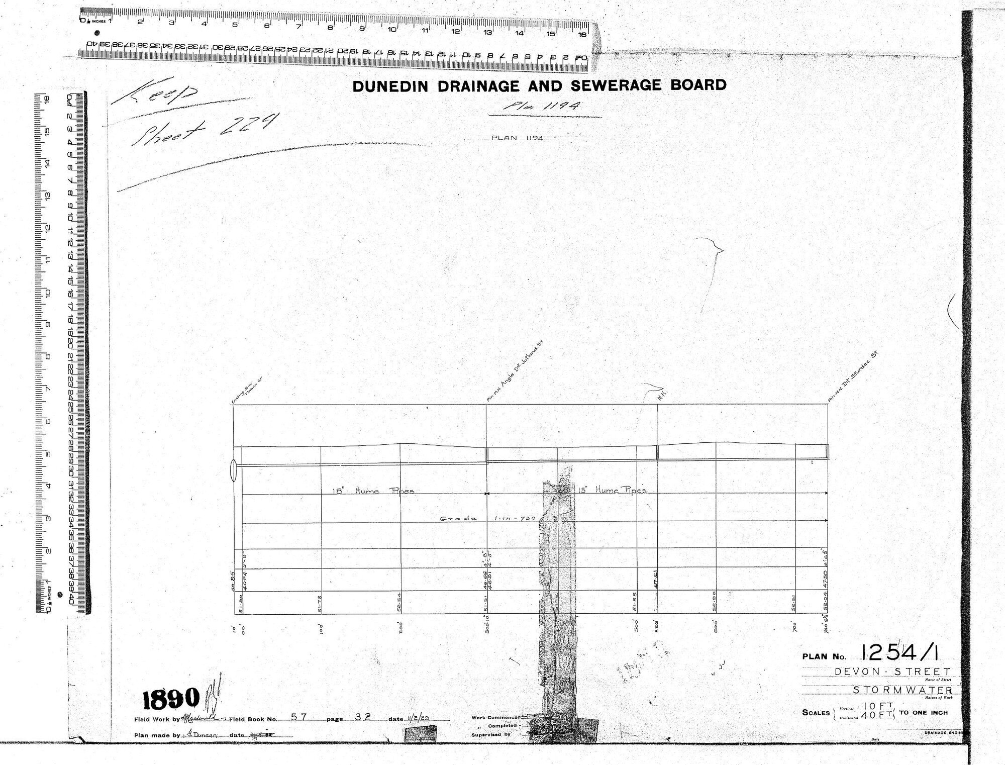 DEVON STREET   STORMWATER  