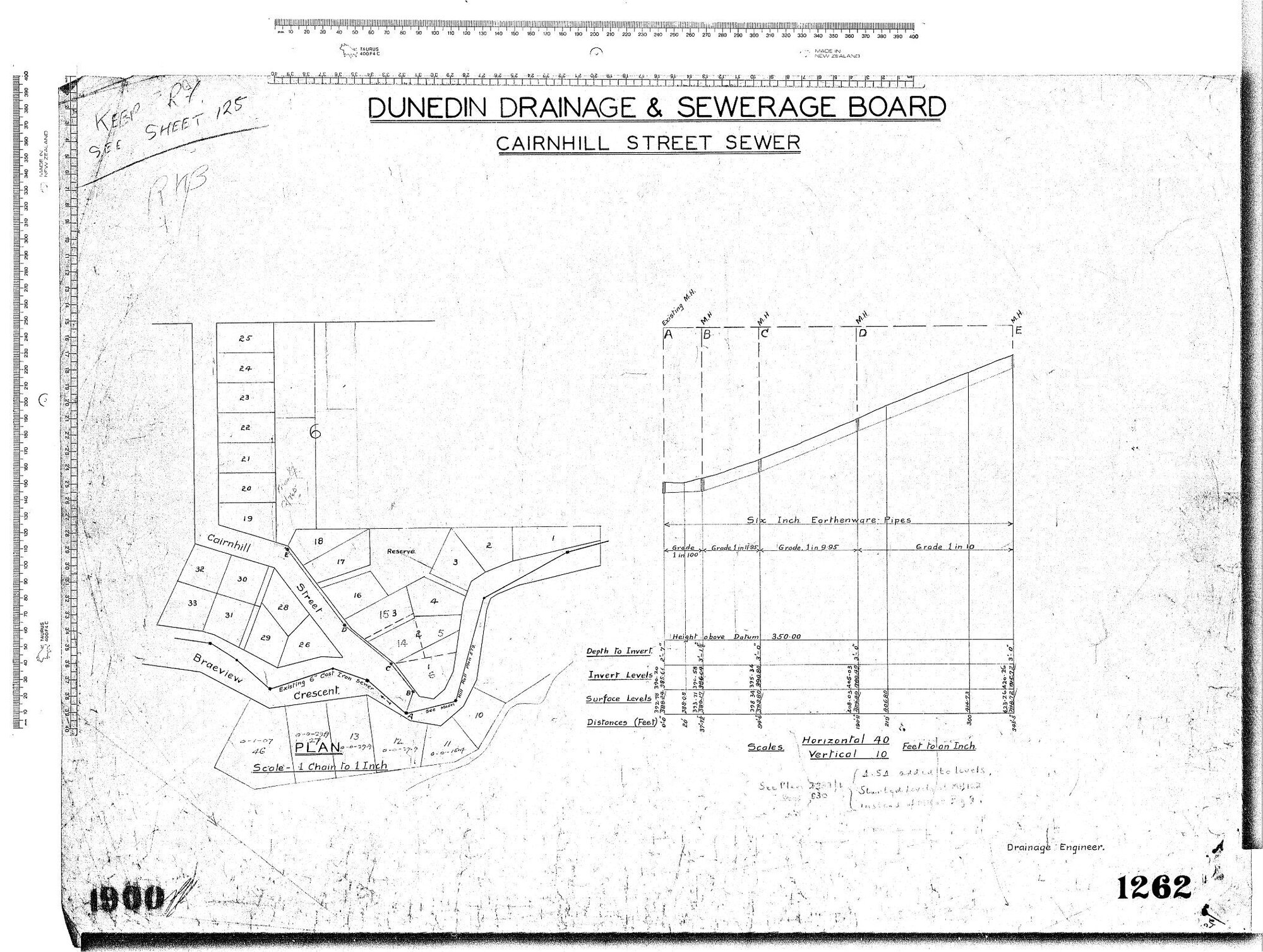 CAIRNHILL STREET SEWER