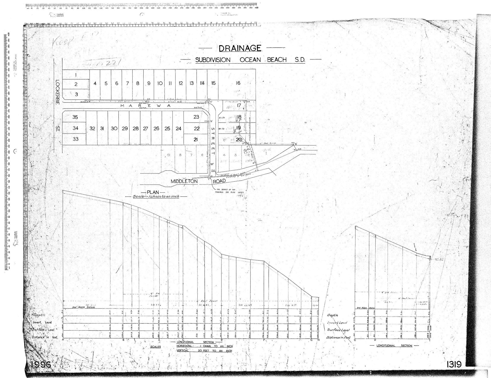 SUBDIVISION OCEAN BEACH  S.D. 