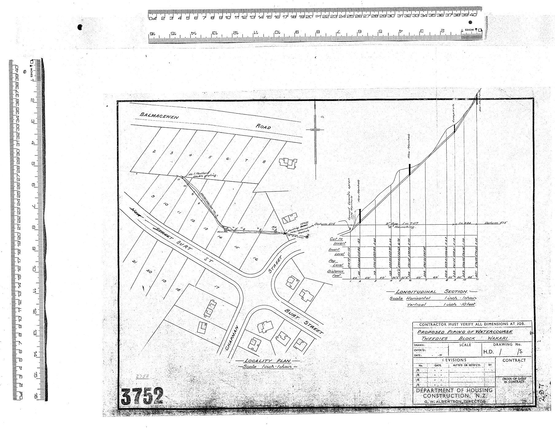 PROPOSED PIPING OF WATERCOURSE  -  TWEEDIES BLOCK WAKARI