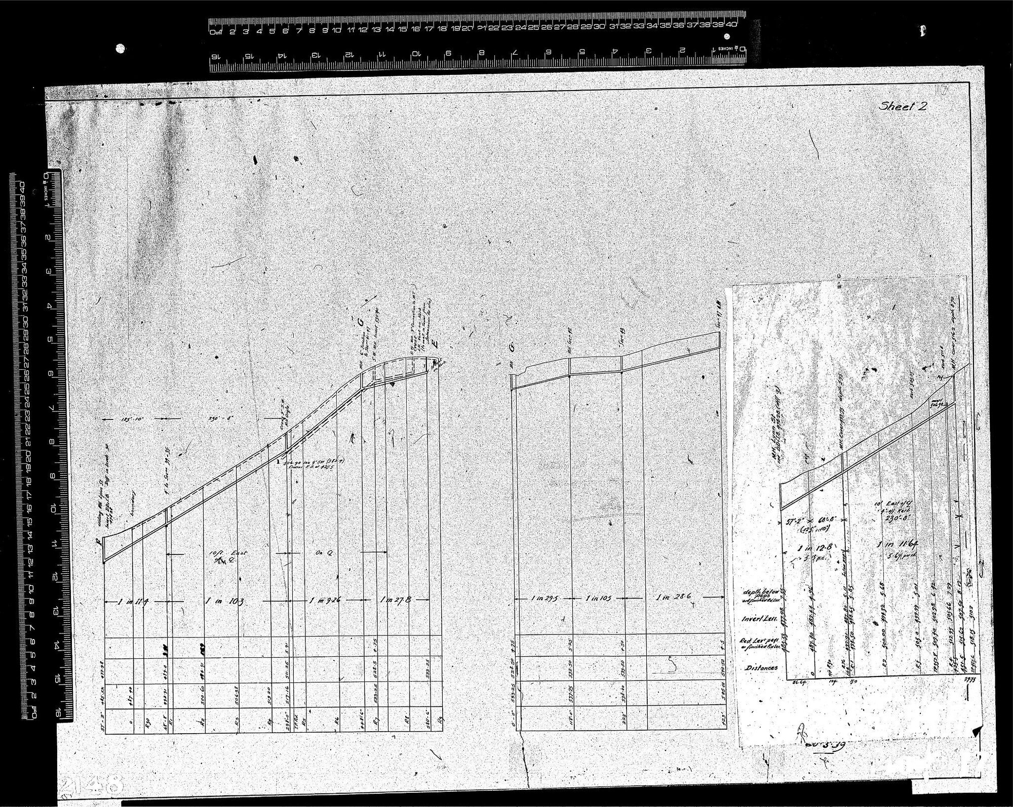 LONG SECTION - SHEET 2
