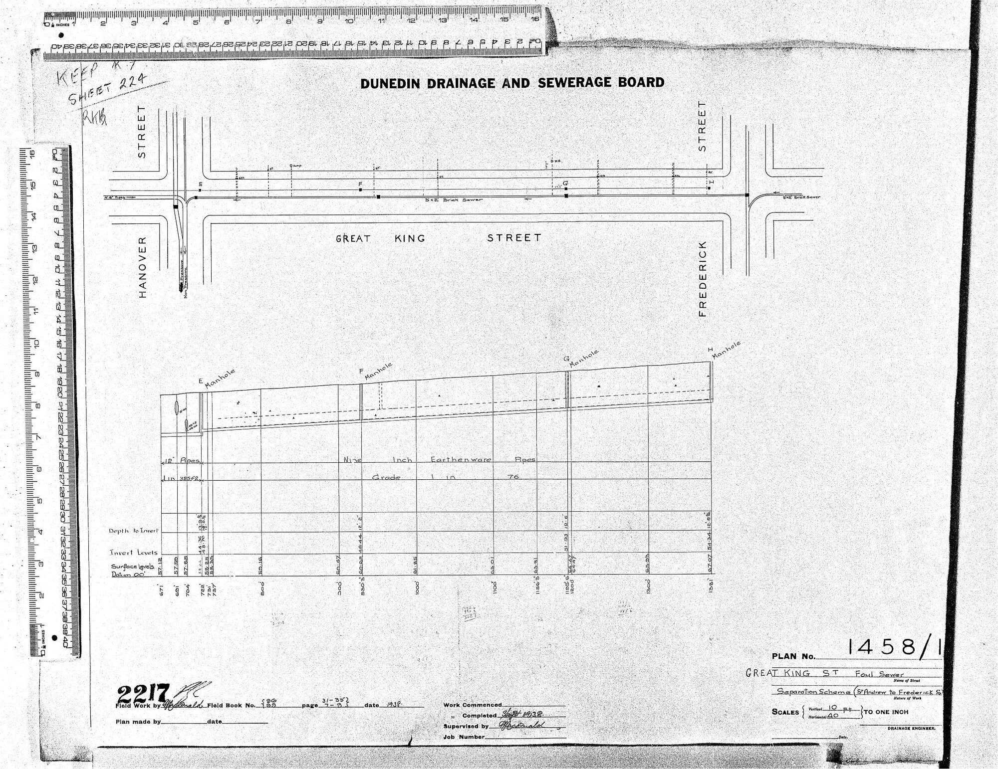 GREAT KING STREET FOUL SEWER