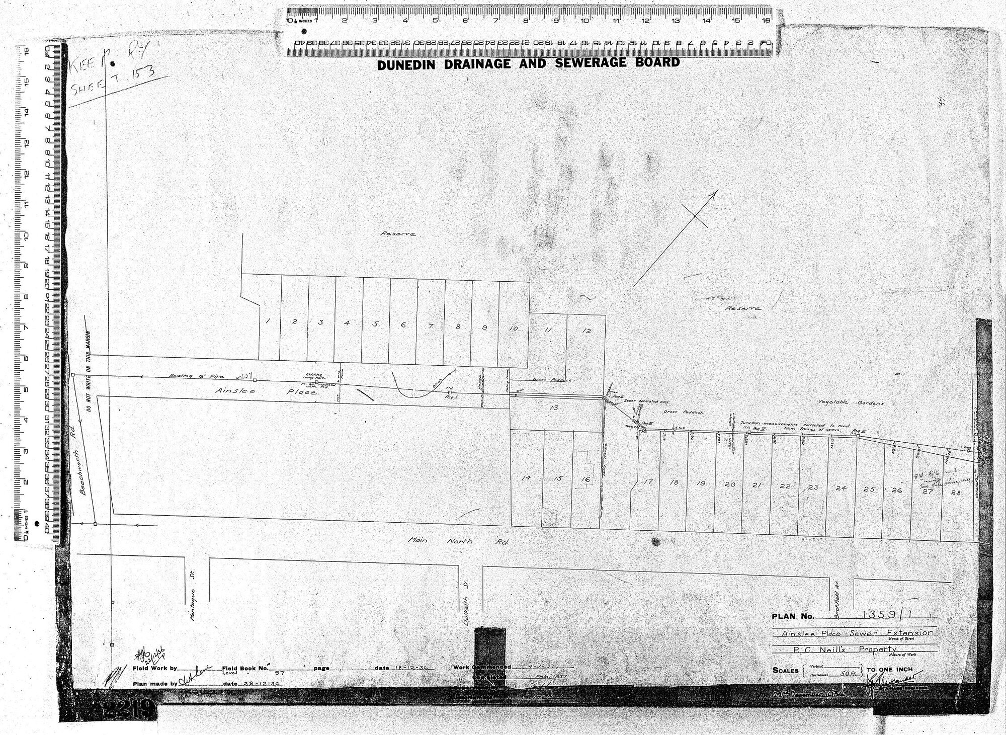 AINSLEE PLACE SEWER EXTENSION