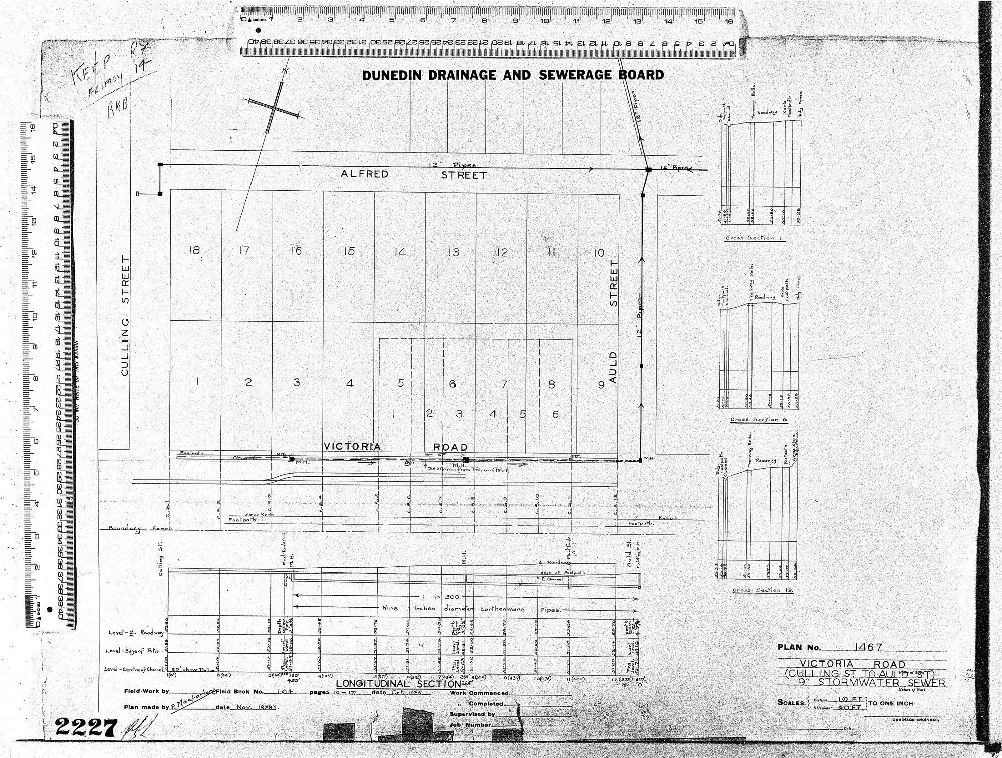 VICTORIA ROAD (CULLING STREET TO AULD STREET) 9" STORMWATER SEWER
