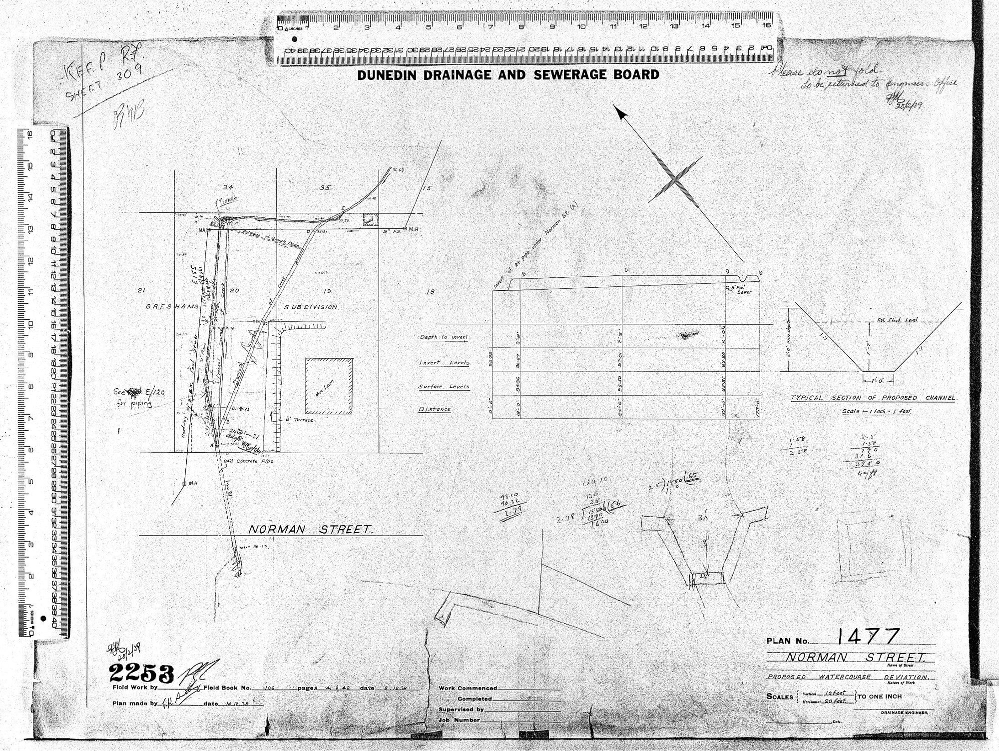 NORMAN STREET PROPOSED WATERCOURSE DEVIATION